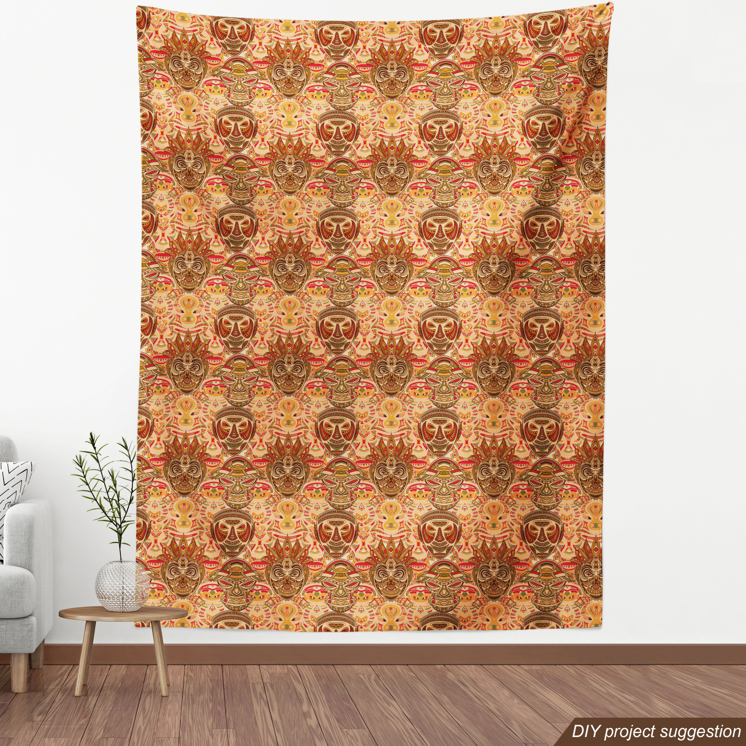 Ambesonne Tribal Fabric by the Yard Decorative Upholstery Home Accents - Picture 100 of 164