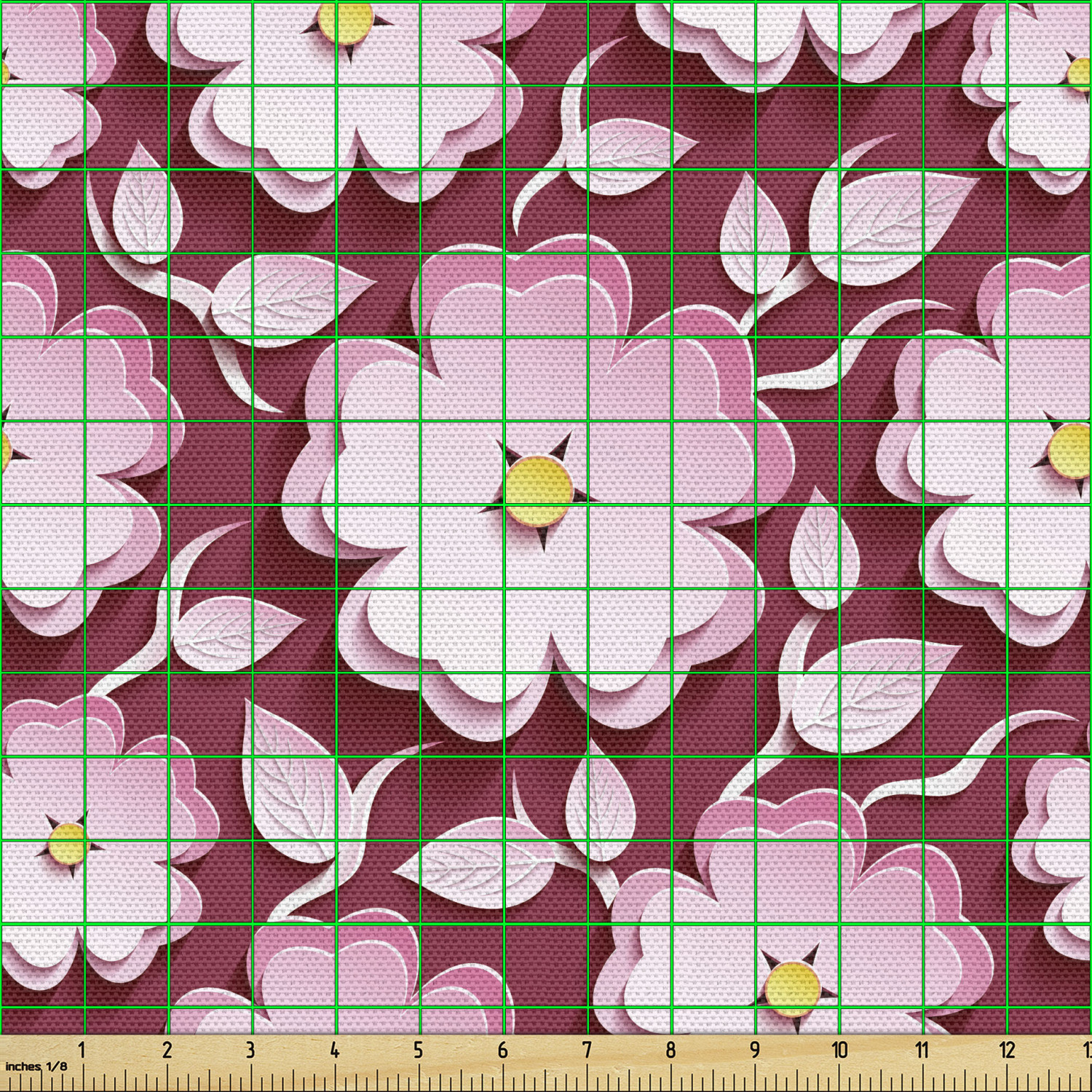 Ambesonne Floral Spring Fabric by the Yard Decorative Upholstery Home Accents - Picture 82 of 164