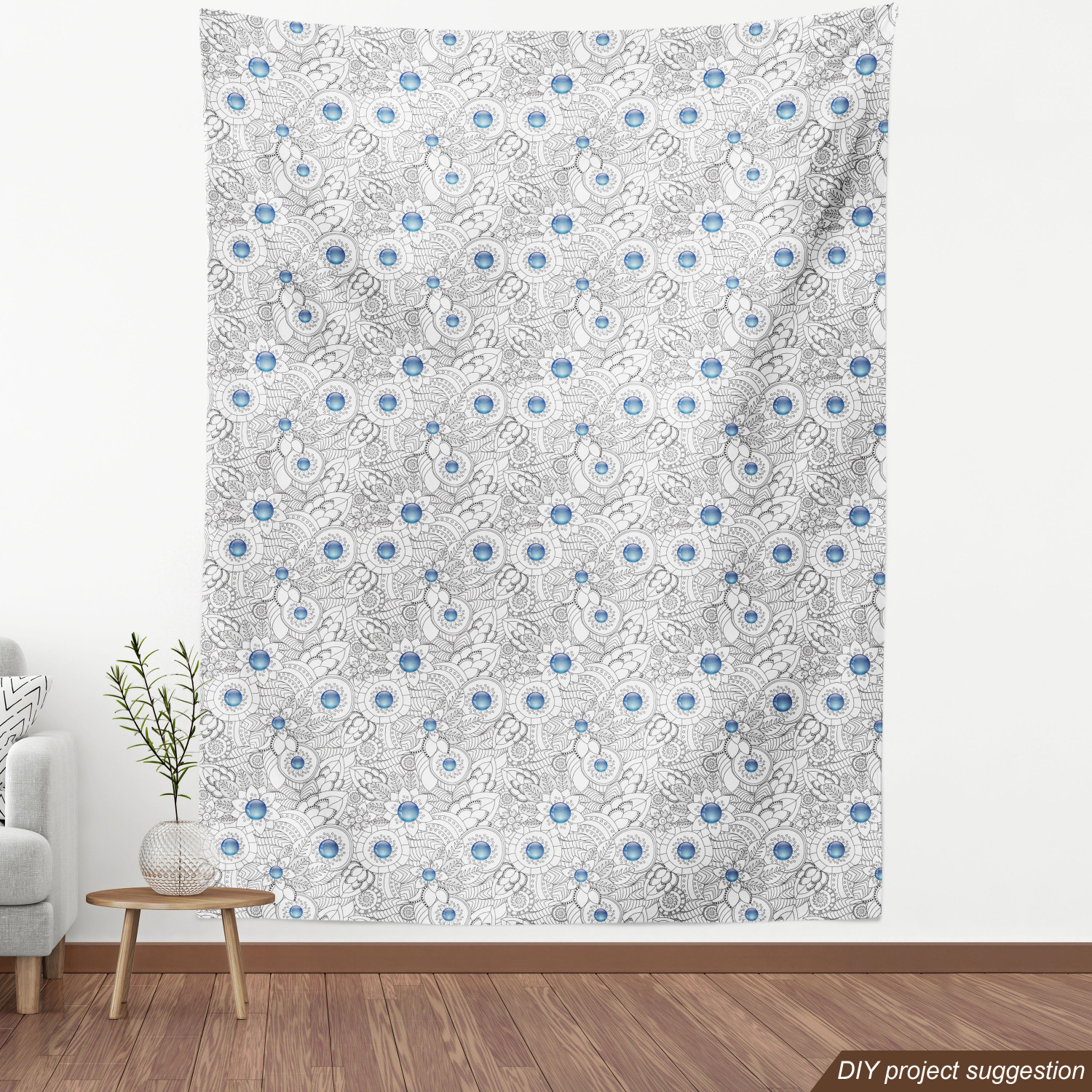 Ambesonne Floral Spring Fabric by the Yard Decorative Upholstery Home Accents - Picture 52 of 164