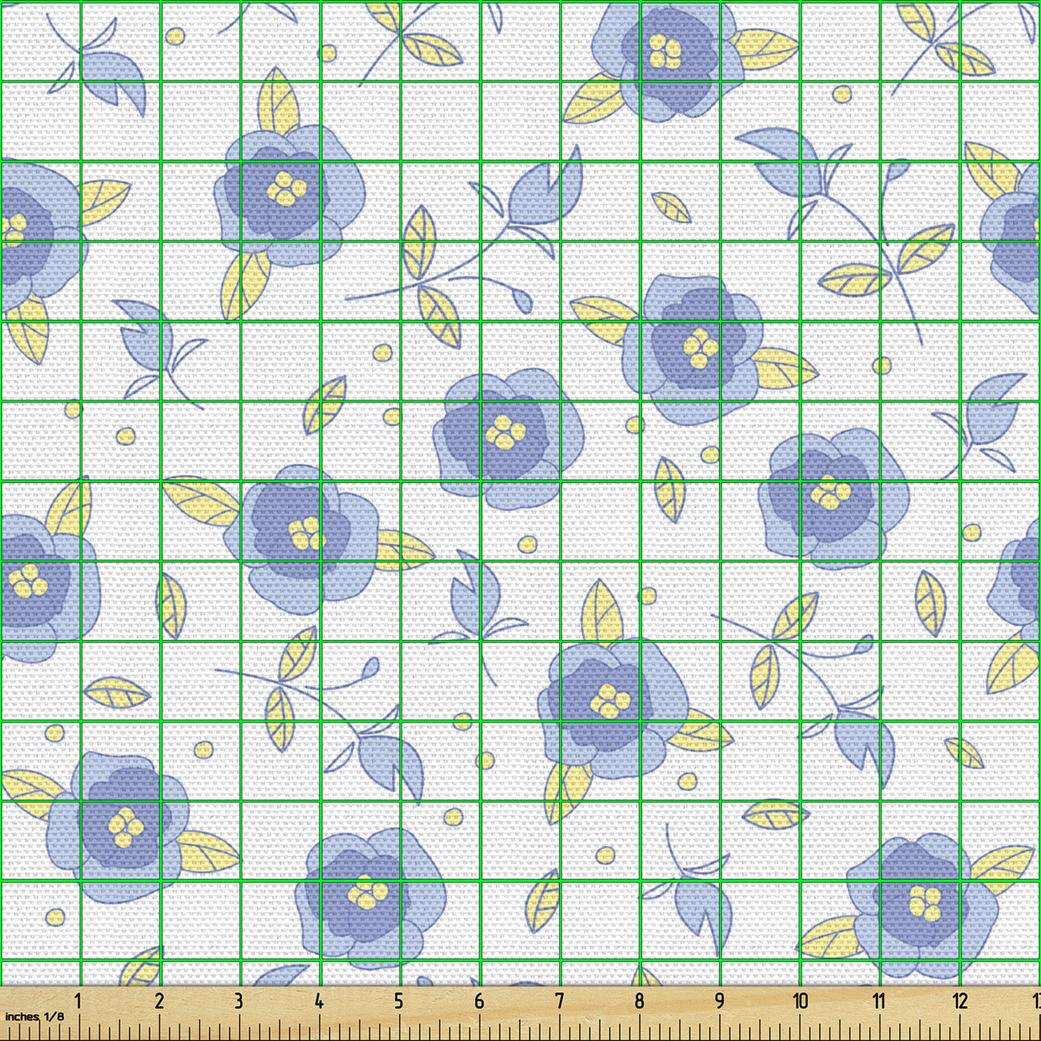 Ambesonne Floral Spring Fabric by the Yard Decorative Upholstery Home Accents - Picture 34 of 164
