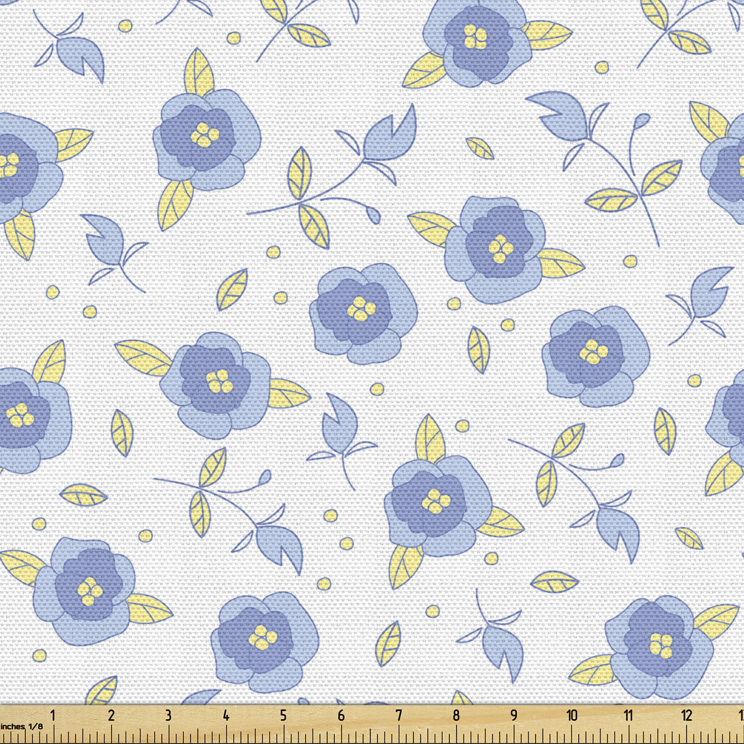 Ambesonne Floral Spring Fabric by the Yard Decorative Upholstery Home Accents - Picture 33 of 164