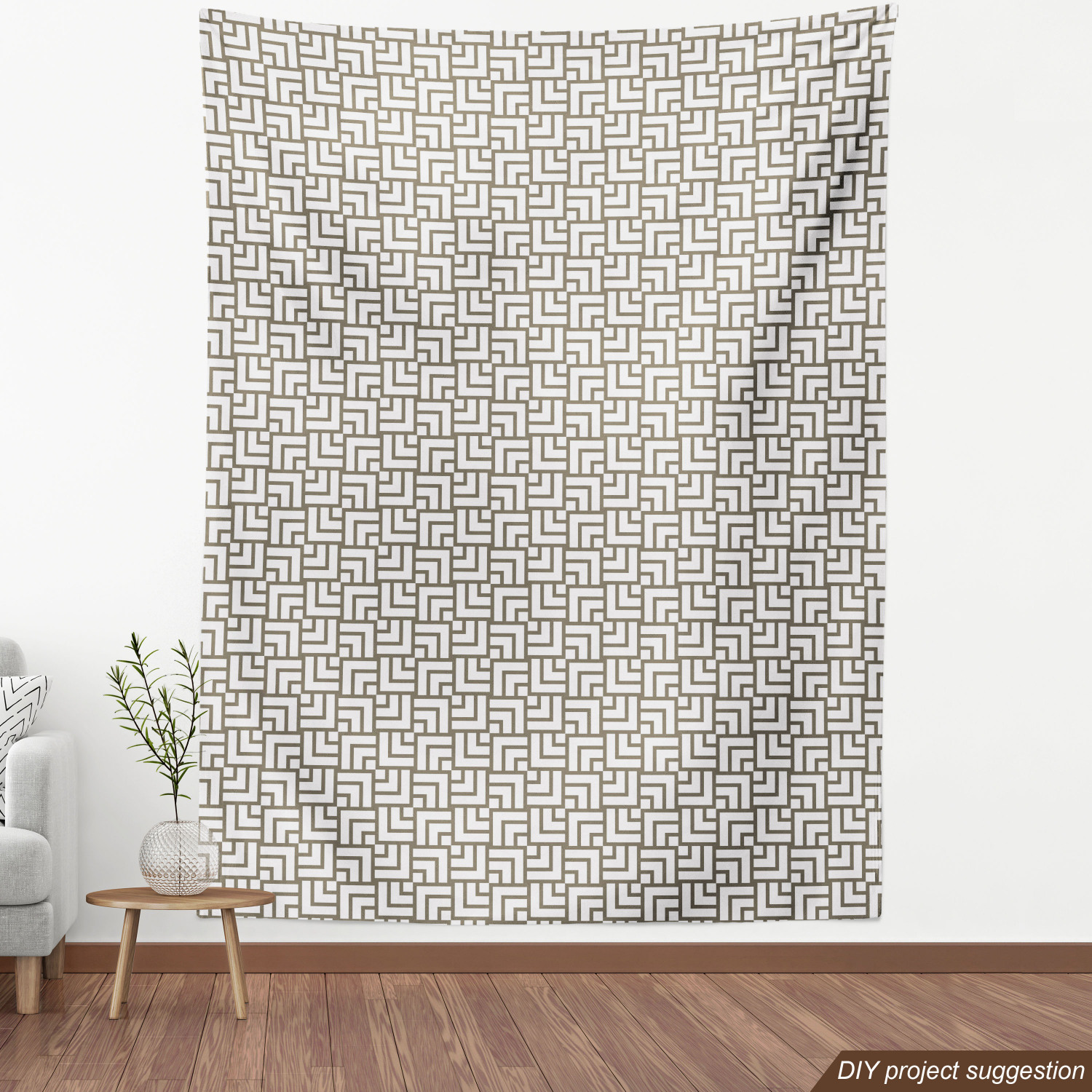 Ambesonne Modern Fabric by the Yard Decorative Upholstery Home Accents - Picture 152 of 164