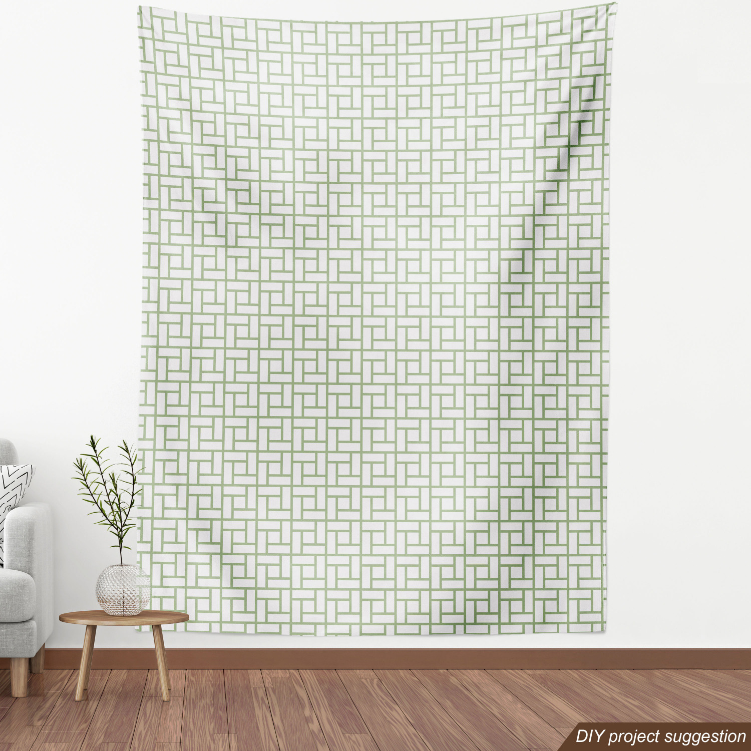 Acentos para el hogar tapicería decorativa de tela verde Ambesonne - Imagen 92 de 164