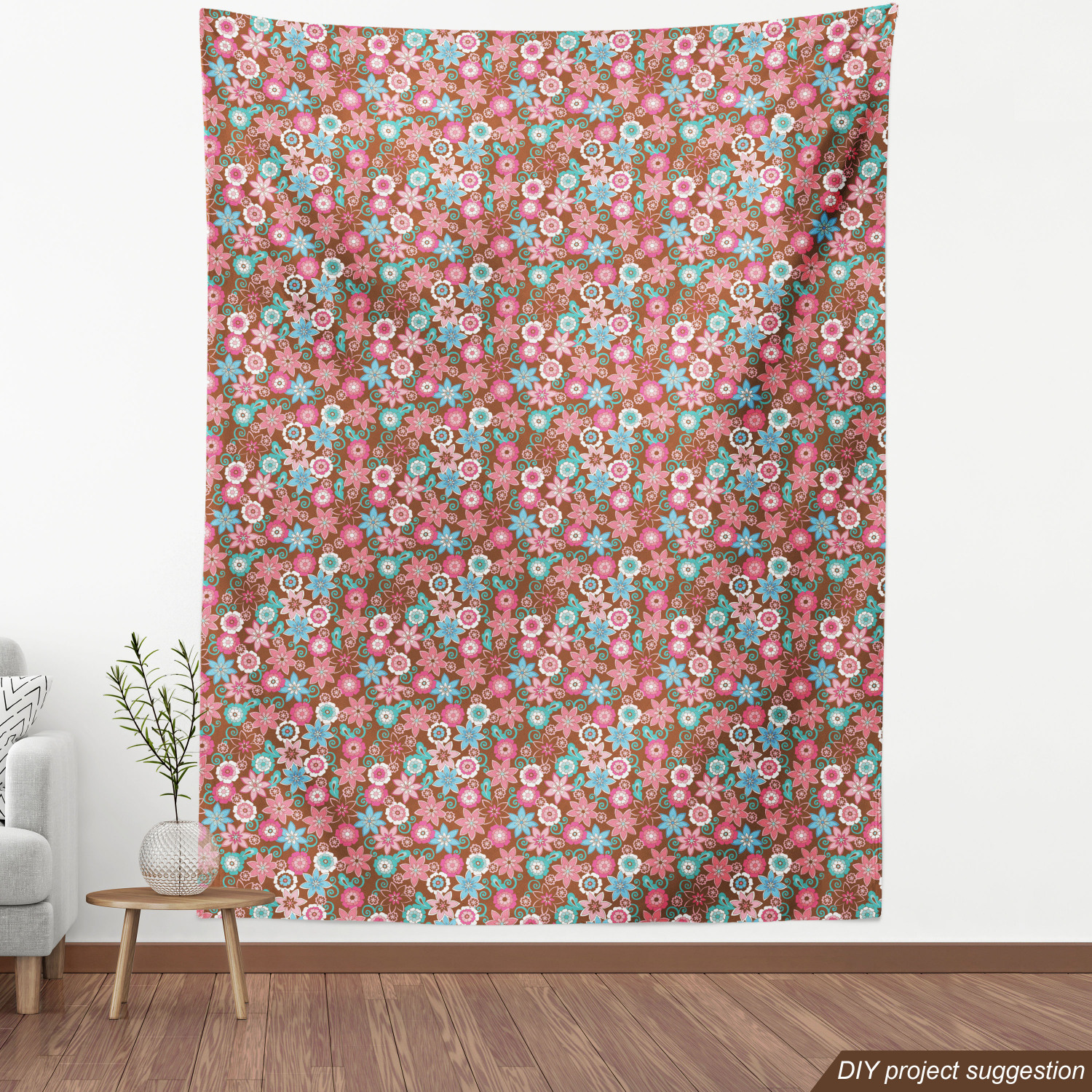 Ambesonne Floral Spring Fabric by the Yard Decorative Upholstery Home Accents - Picture 40 of 164