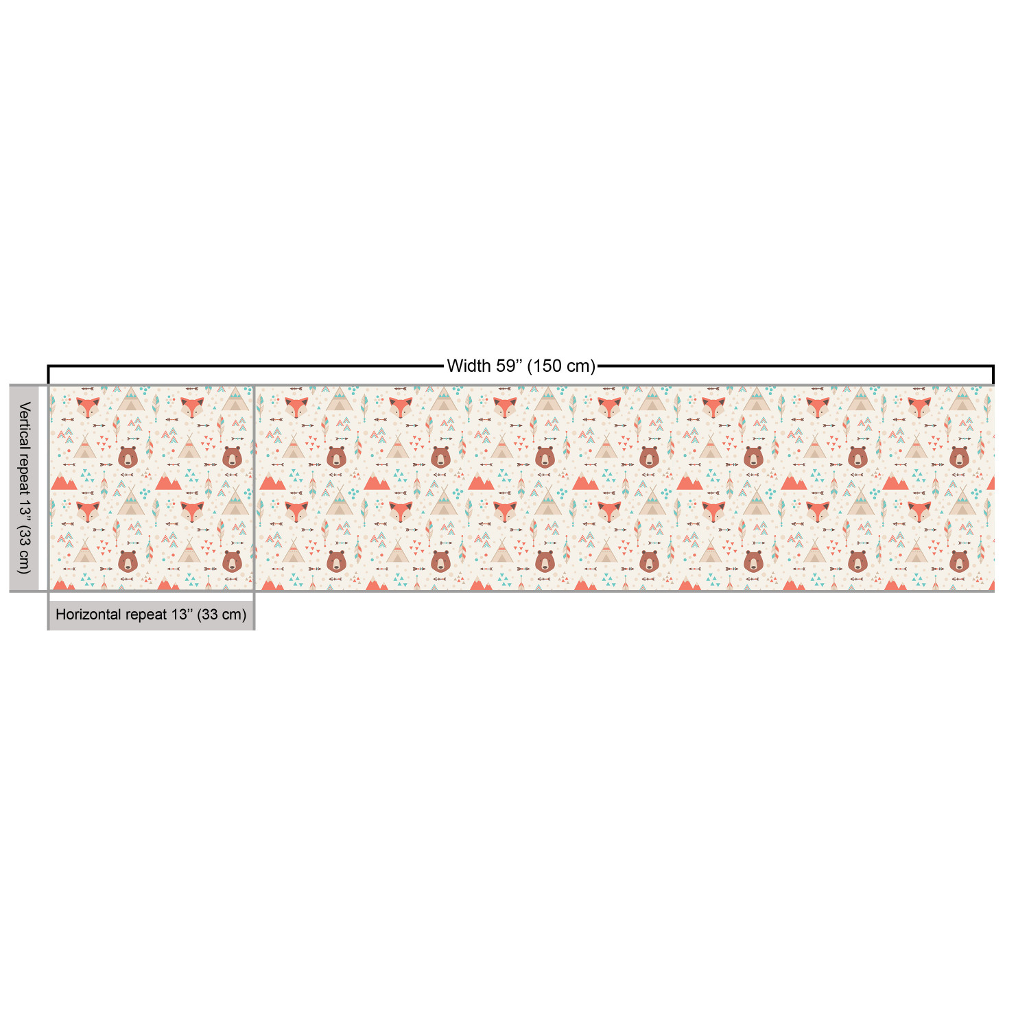 Ambesonne Tribal Fabric by the Yard Decorative Upholstery Home Accents - Picture 83 of 164