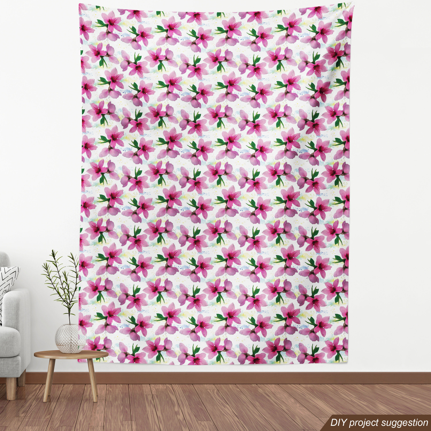 Ambesonne Floral Spring Fabric by the Yard Decorative Upholstery Home Accents - Picture 88 of 164