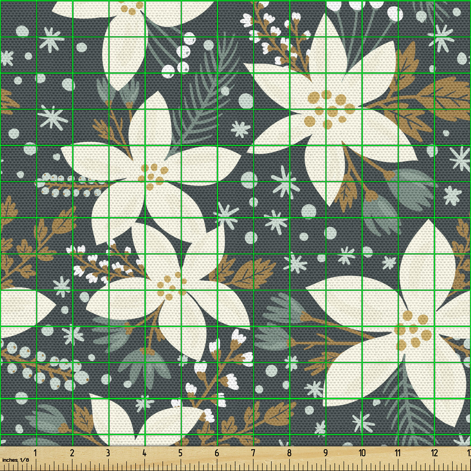 Ambesonne Floral Spring Fabric by the Yard Decorative Upholstery Home Accents - Picture 90 of 164