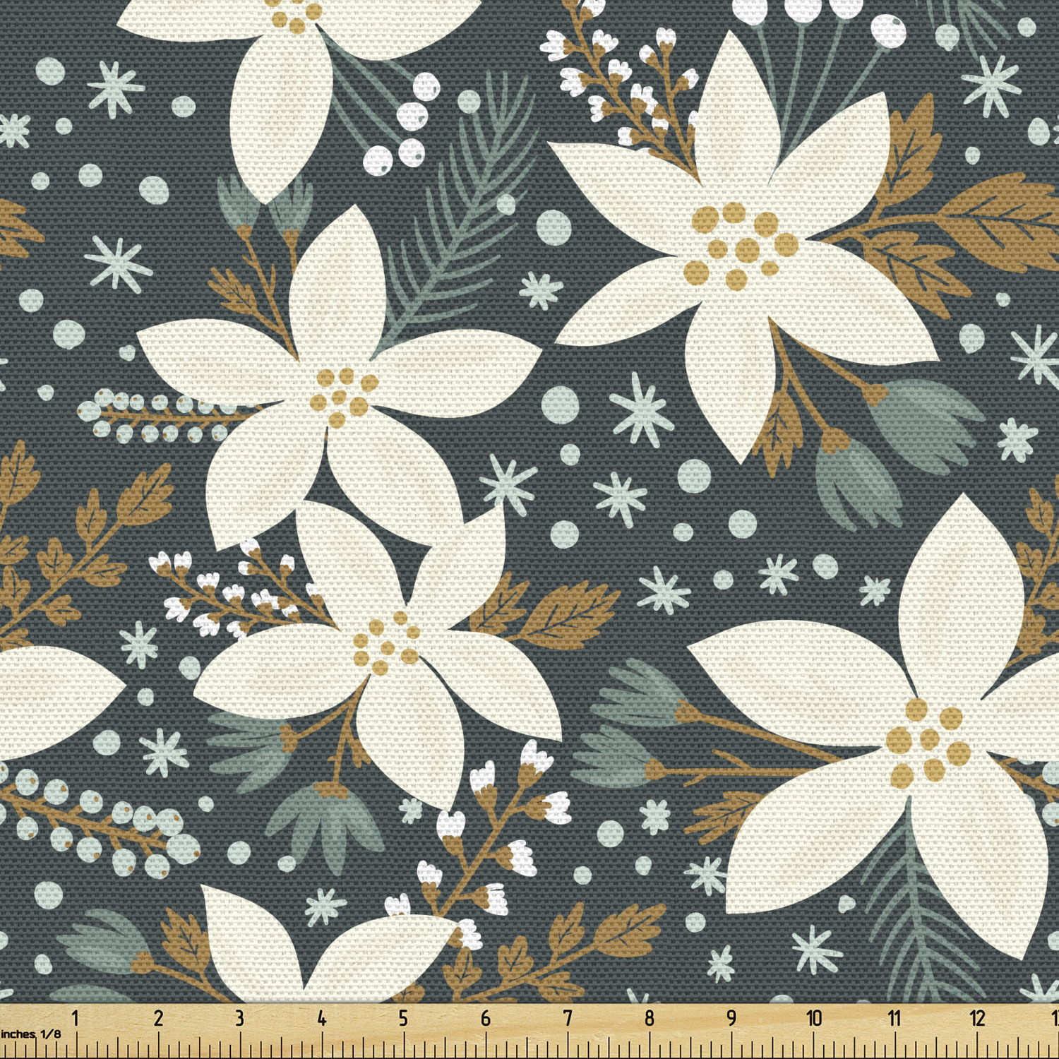 Ambesonne Floral Spring Fabric by the Yard Decorative Upholstery Home Accents - Picture 89 of 164