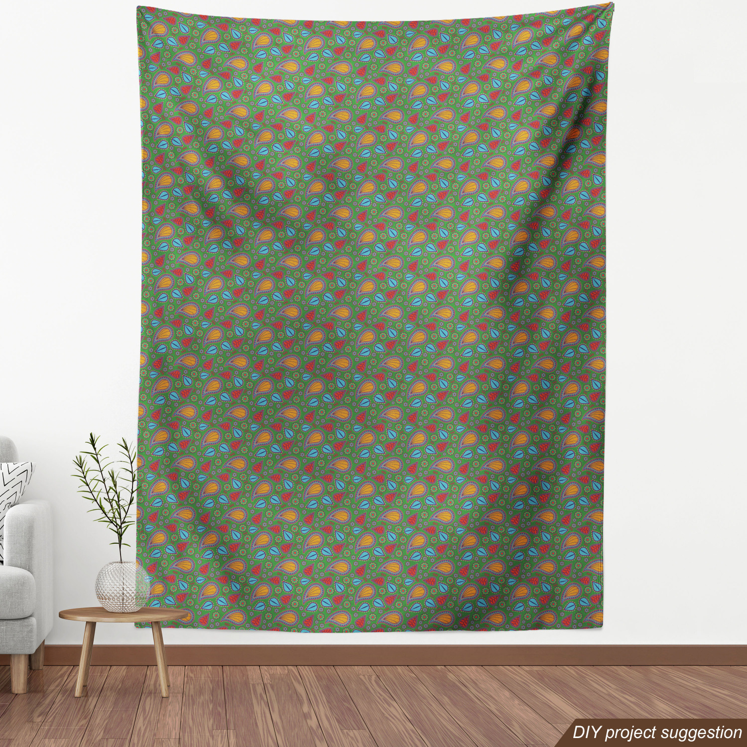 Acentos para el hogar tapicería decorativa de tela verde Ambesonne - Imagen 48 de 164
