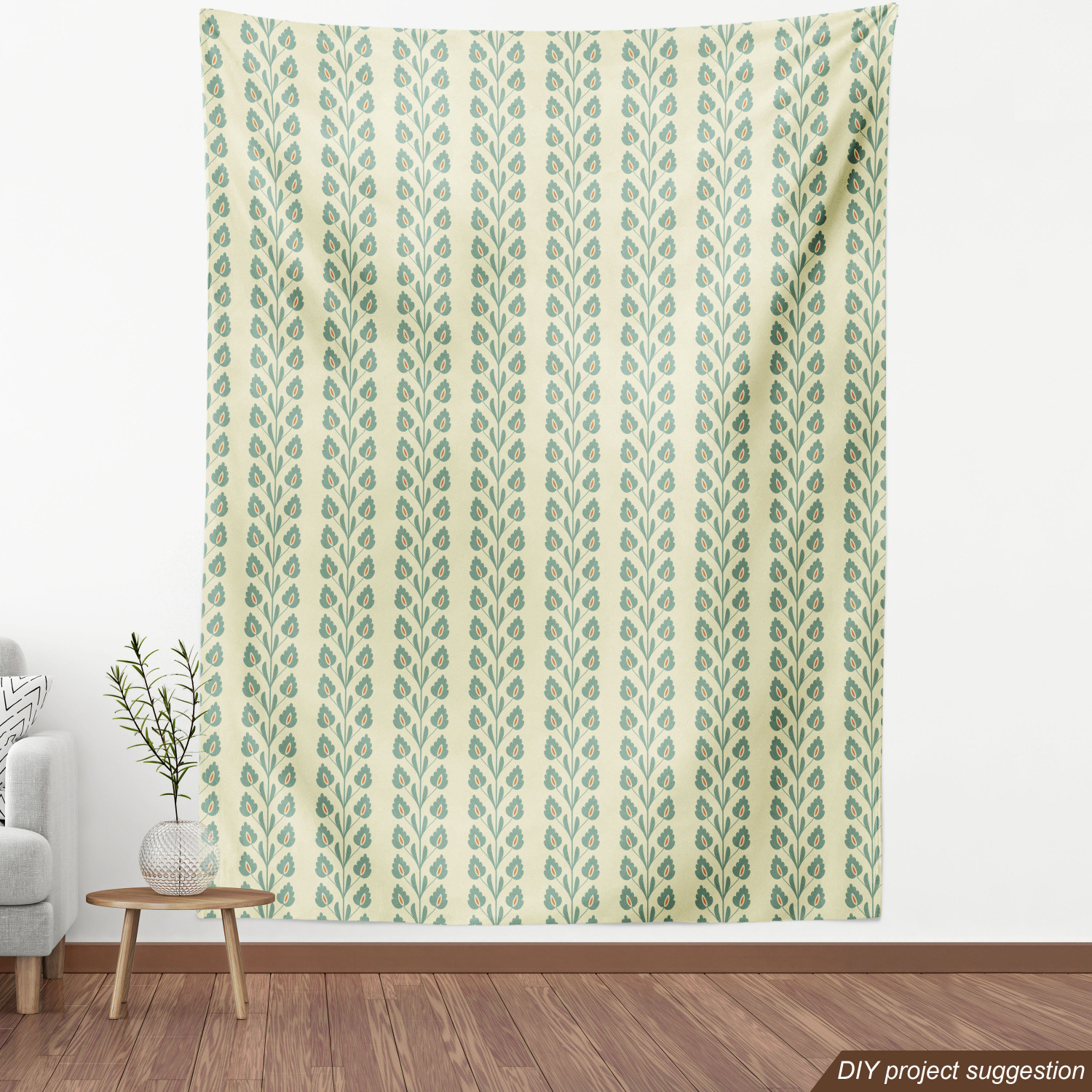 Ambesonne Floral Spring Fabric by the Yard Decorative Upholstery Home Accents - Picture 56 of 164