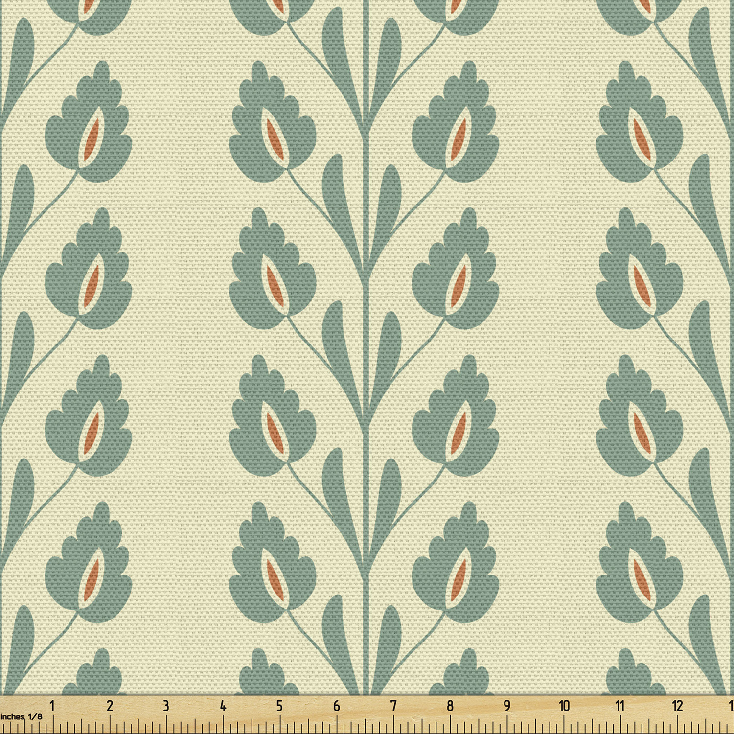 Ambesonne Floral Spring Fabric by the Yard Decorative Upholstery Home Accents - Picture 53 of 164