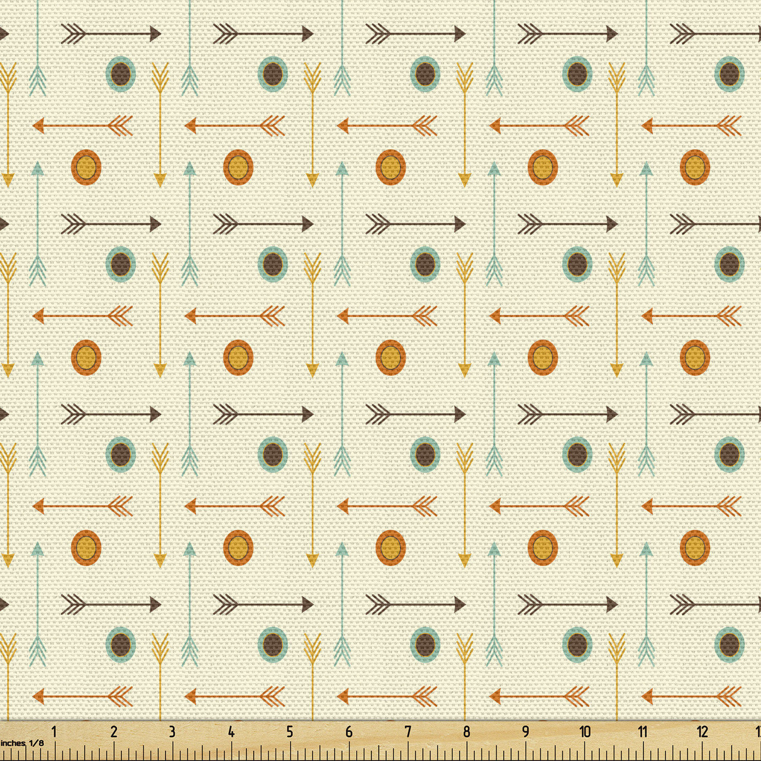 Ambesonne Tribal Fabric by the Yard Decorative Upholstery Home Accents - Picture 89 of 164