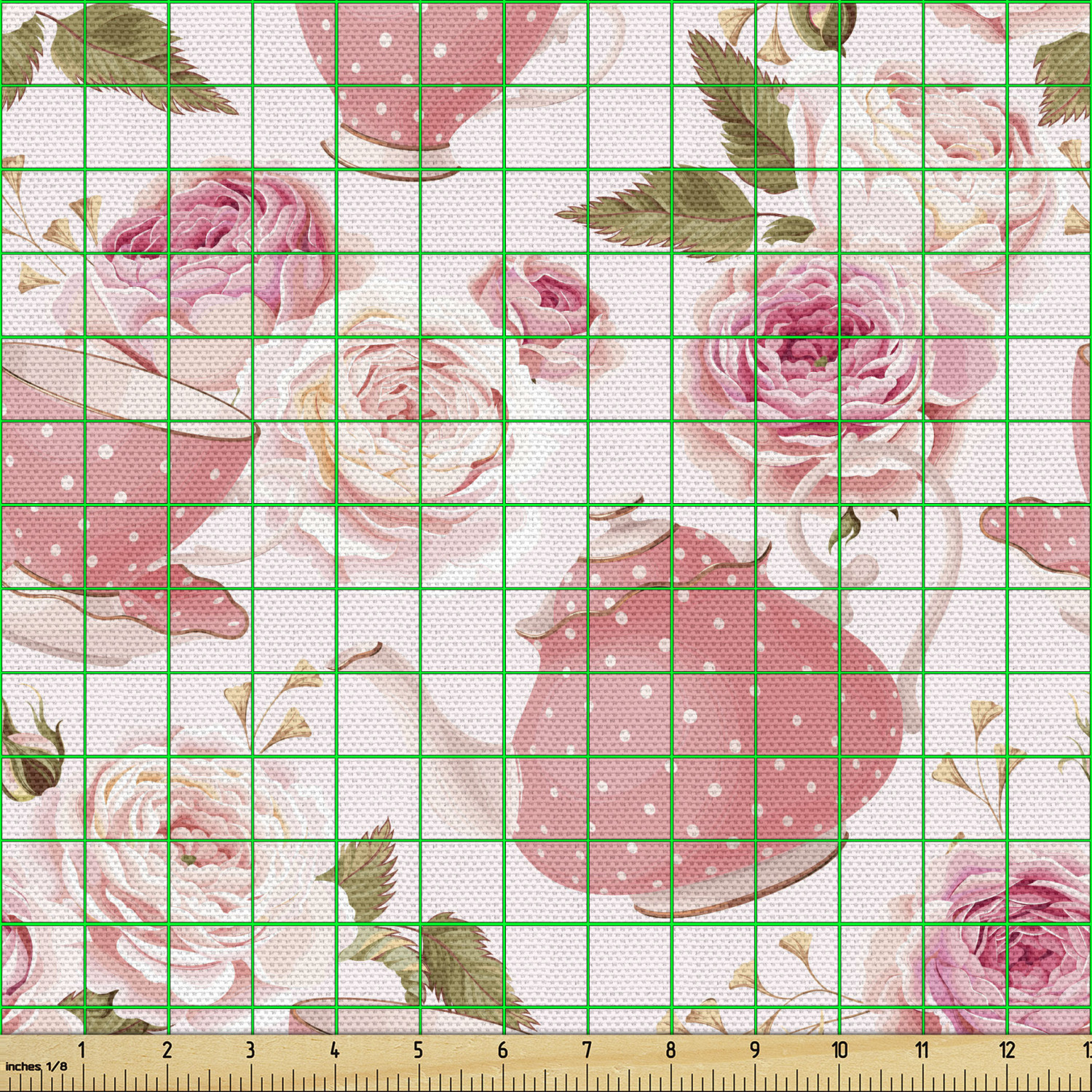 Ambesonne Floral Spring Fabric by the Yard Decorative Upholstery Home Accents - Picture 158 of 164