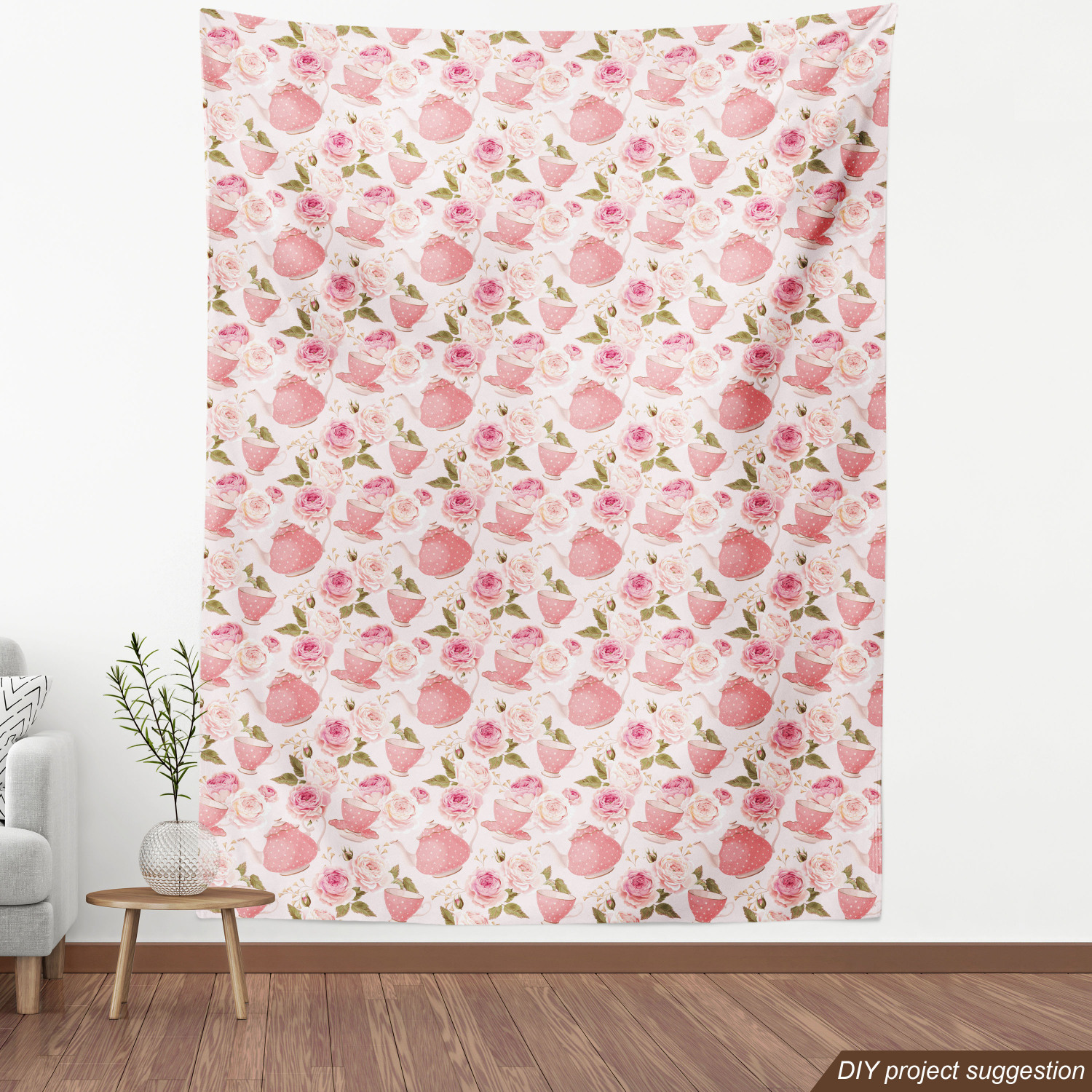 Ambesonne Floral Spring Fabric by the Yard Decorative Upholstery Home Accents - Picture 160 of 164