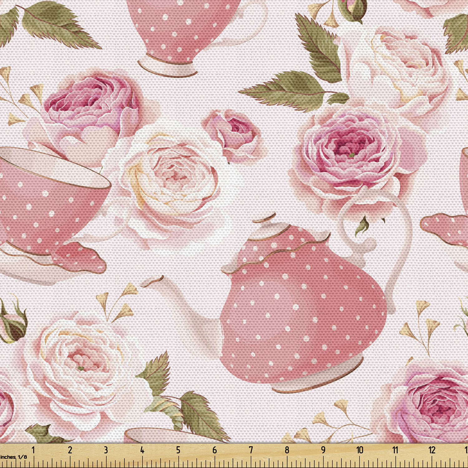 Ambesonne Floral Spring Fabric by the Yard Decorative Upholstery Home Accents - Picture 157 of 164