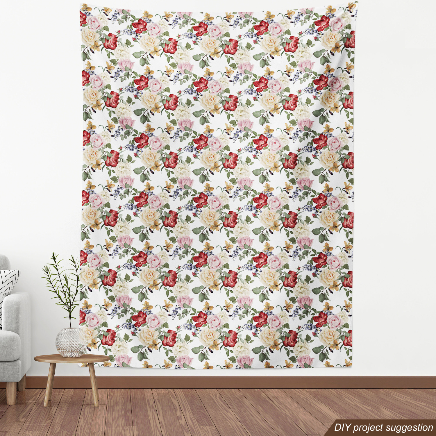 Ambesonne Spring Fabric by the Yard Decorative Upholstery Home Accents - Picture 72 of 164