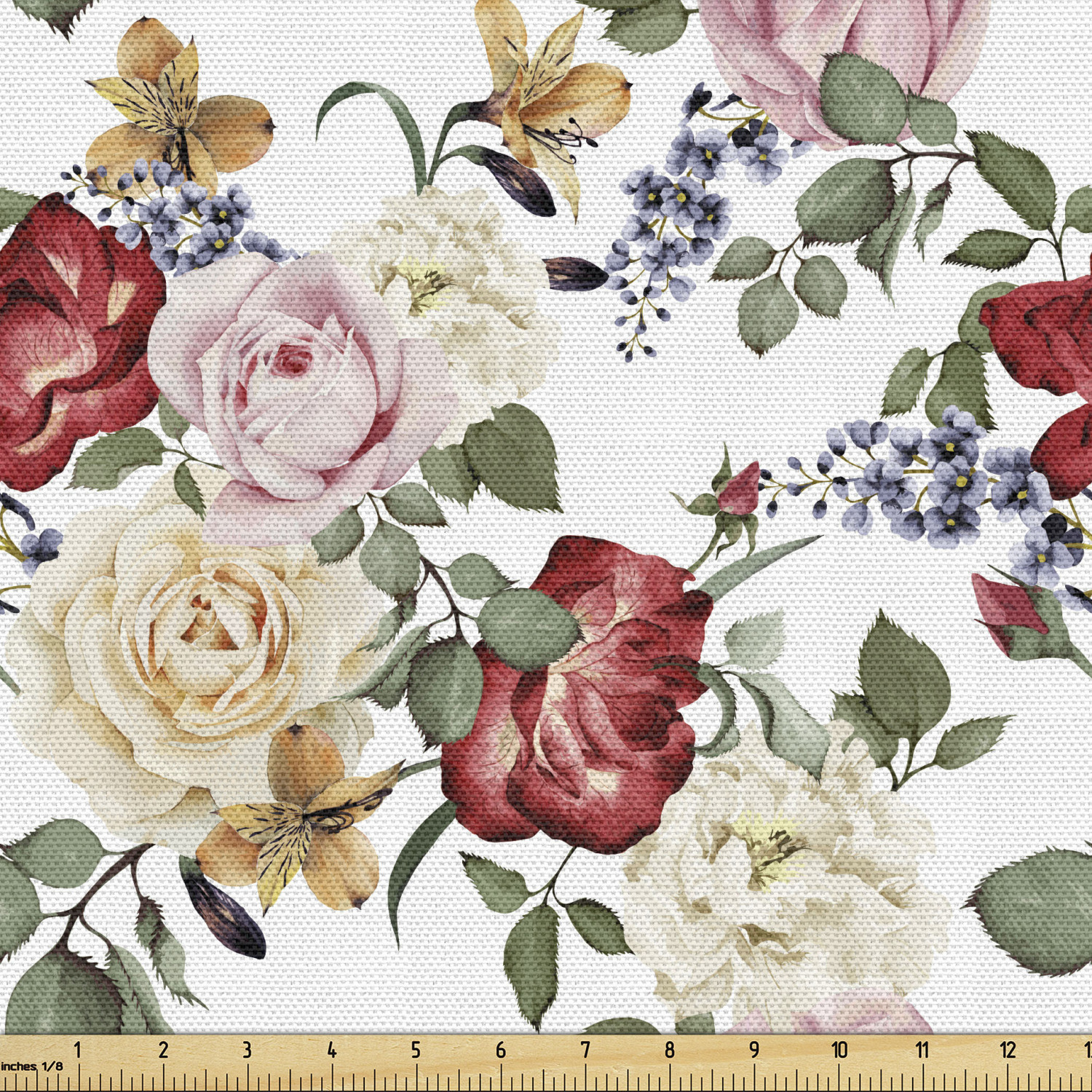 Ambesonne Spring Fabric by the Yard Decorative Upholstery Home Accents - Picture 69 of 164