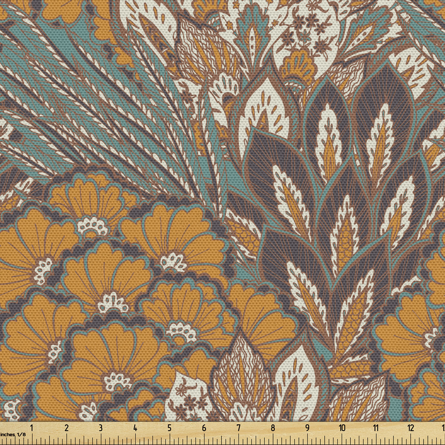 Ambesonne Floral Spring Fabric by the Yard Decorative Upholstery Home Accents - Picture 45 of 164