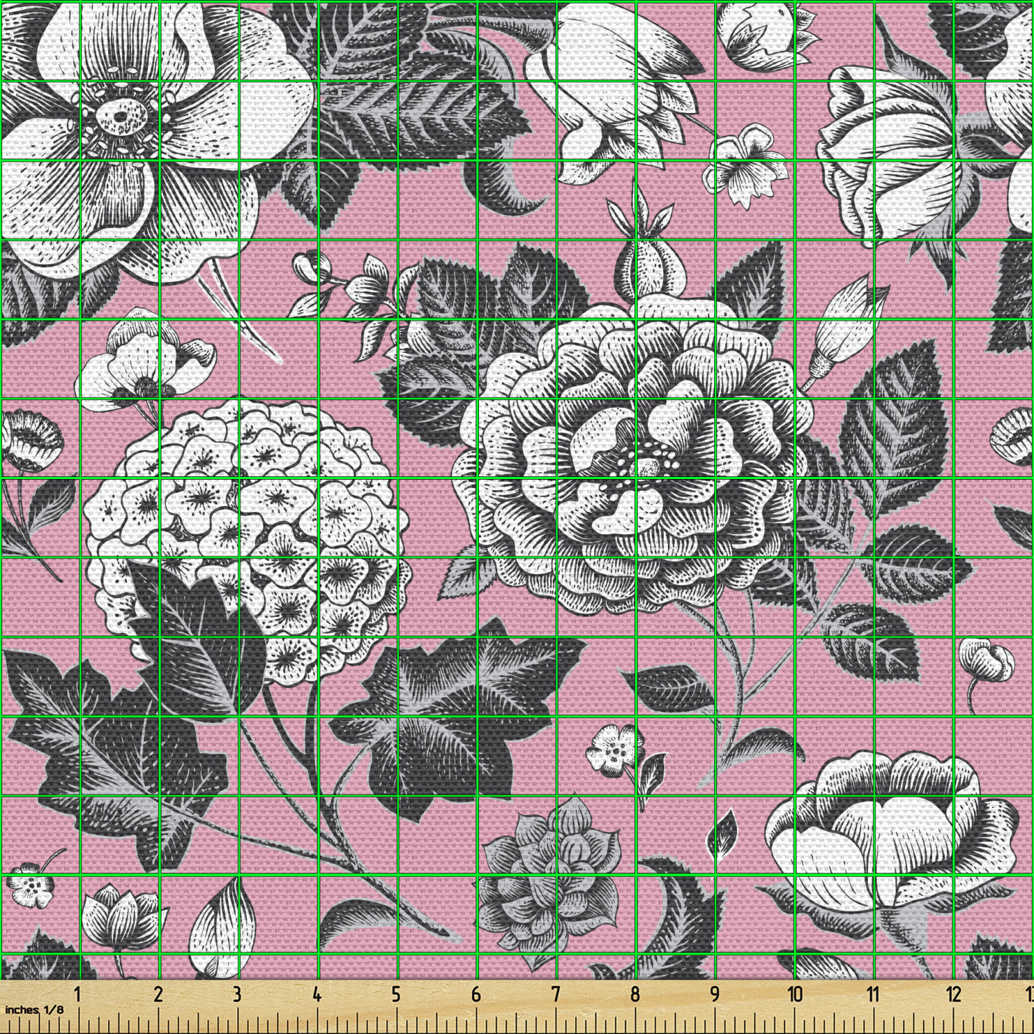 Ambesonne Floral Spring Fabric by the Yard Decorative Upholstery Home Accents - Picture 142 of 164