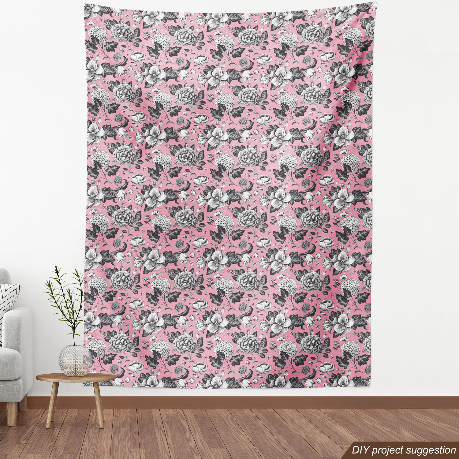 Ambesonne Floral Spring Fabric by the Yard Decorative Upholstery Home Accents - Picture 144 of 164