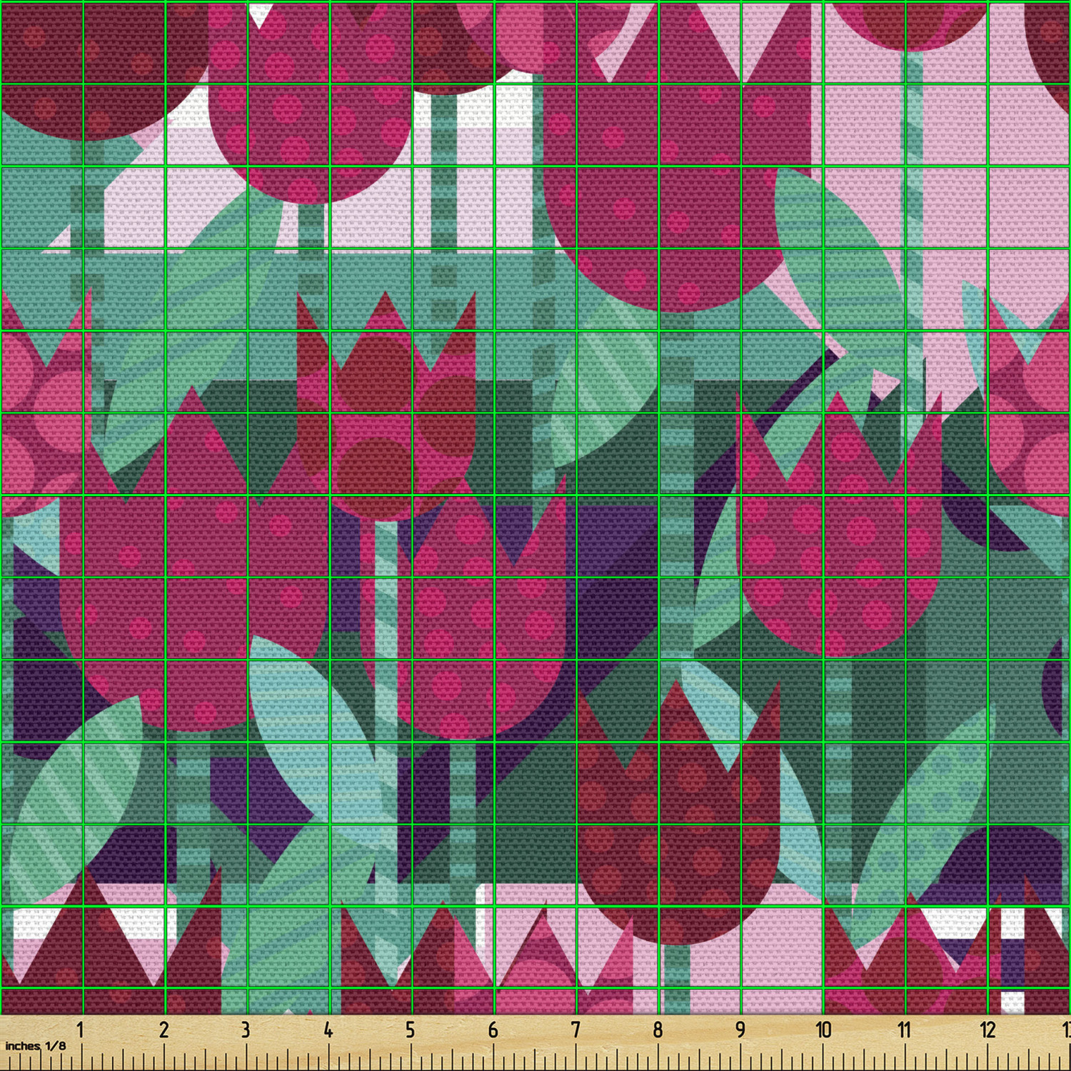 Ambesonne Floral Spring Fabric by the Yard Decorative Upholstery Home Accents - Picture 6 of 164