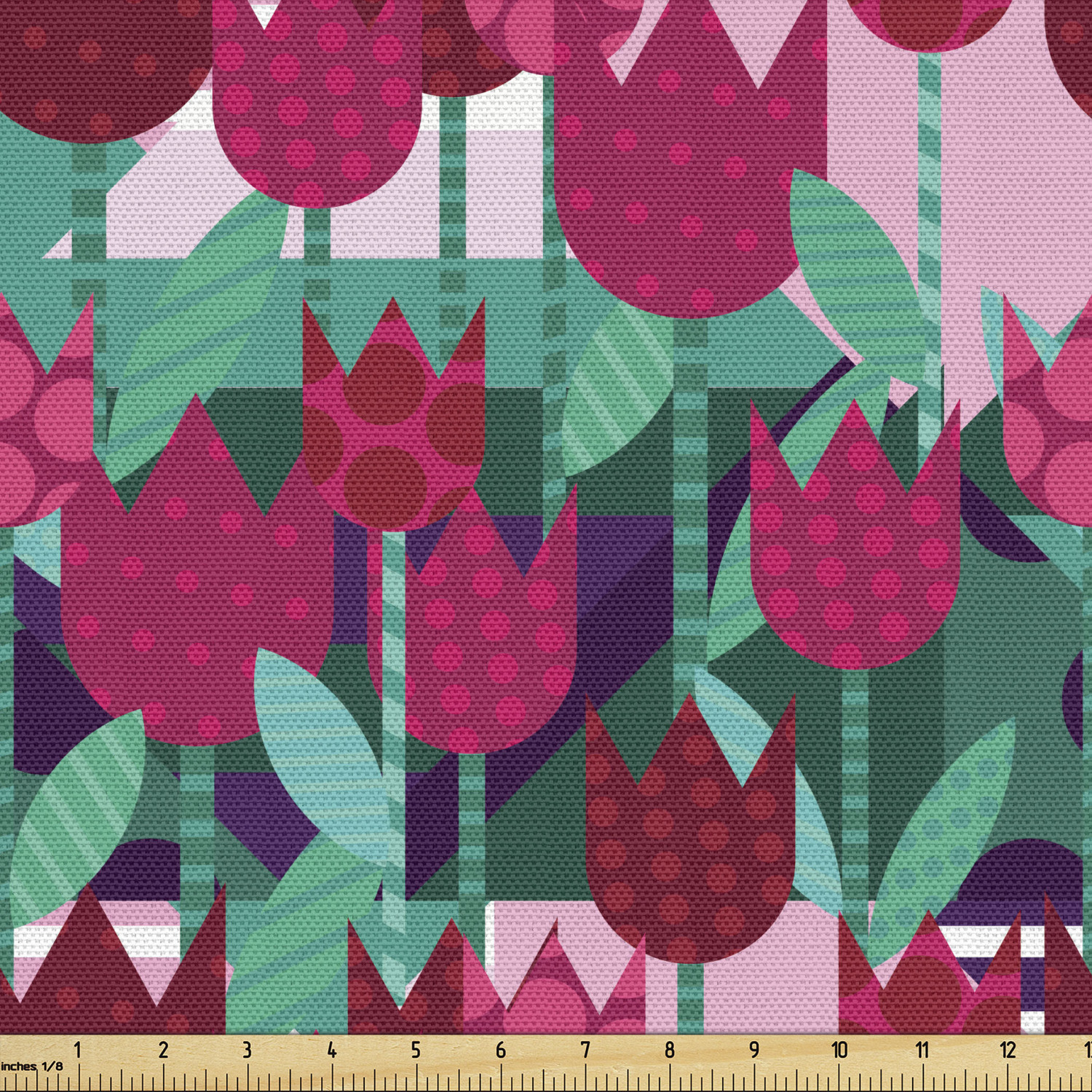 Ambesonne Floral Spring Fabric by the Yard Decorative Upholstery Home Accents - Picture 5 of 164