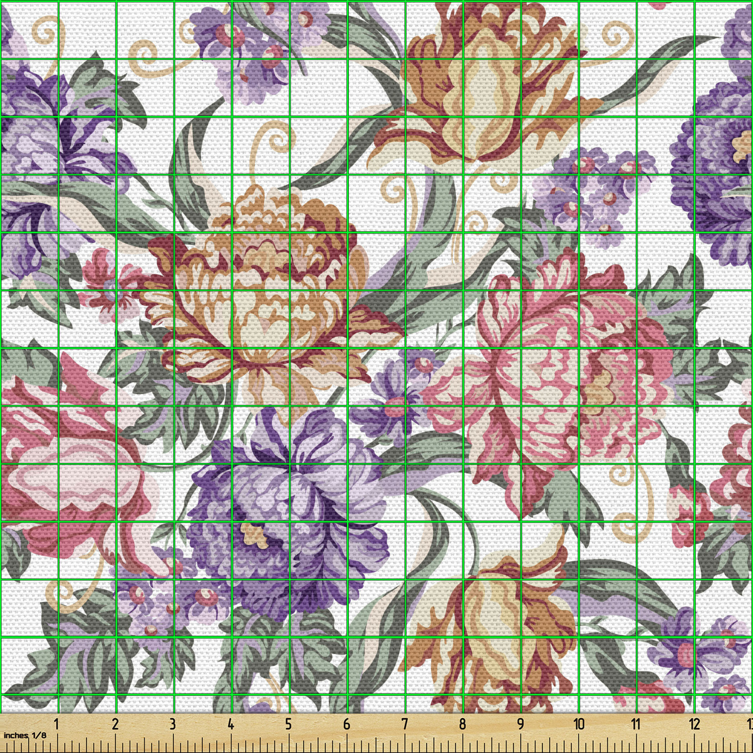Ambesonne Floral Spring Fabric by the Yard Decorative Upholstery Home Accents - Picture 94 of 164