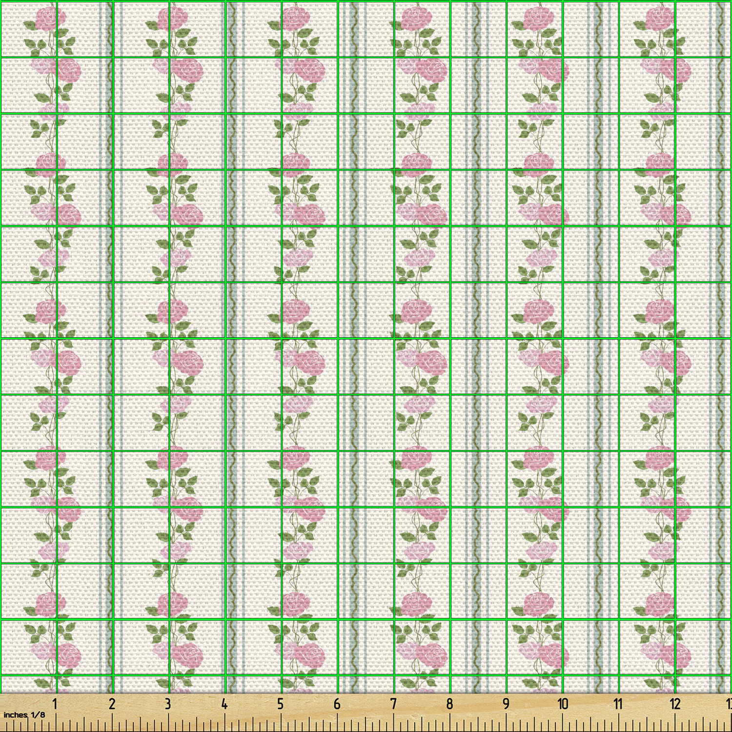 Ambesonne Floral Spring Fabric by the Yard Decorative Upholstery Home Accents - Picture 42 of 164