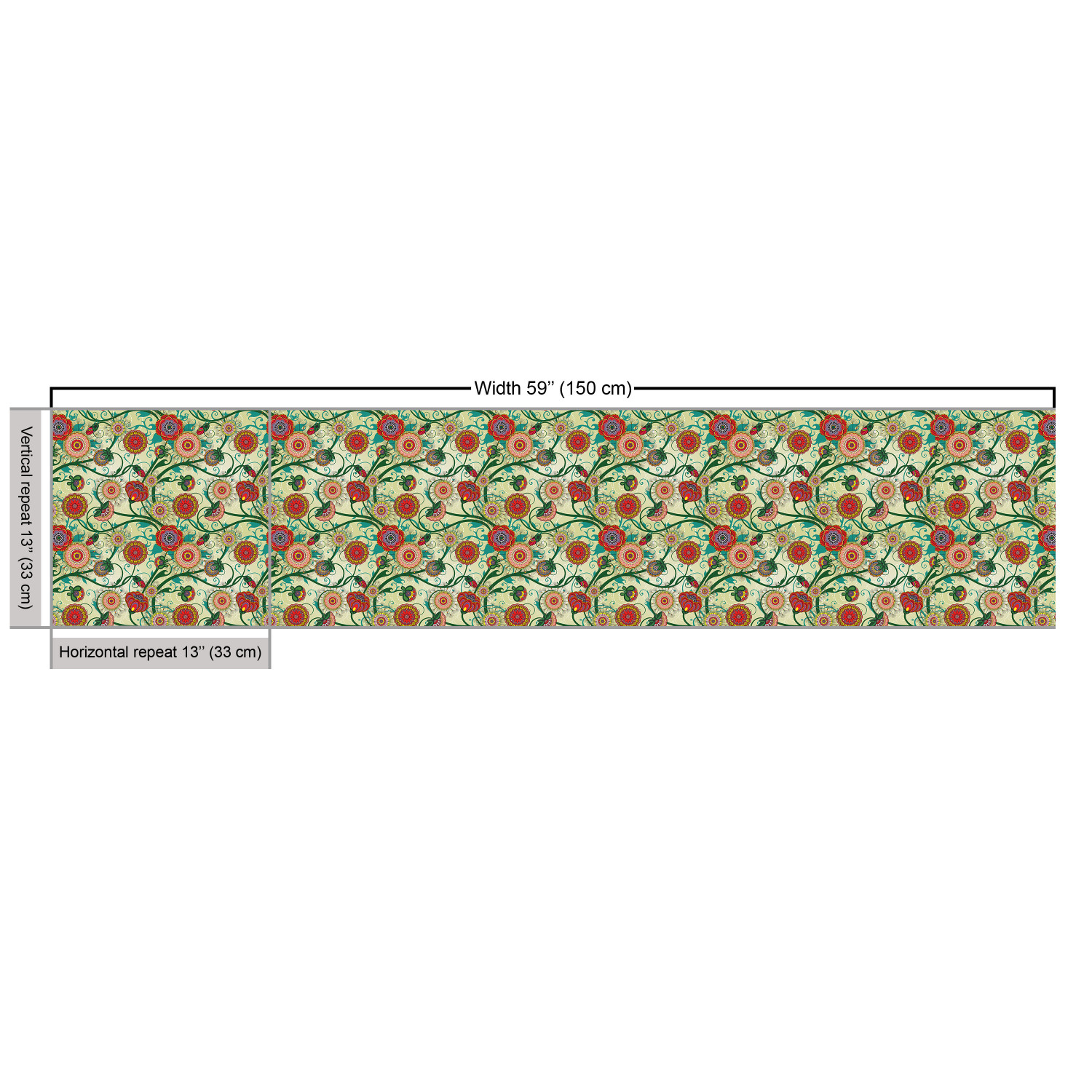 Ambesonne Floral Spring Fabric by the Yard Decorative Upholstery Home Accents - Picture 139 of 164