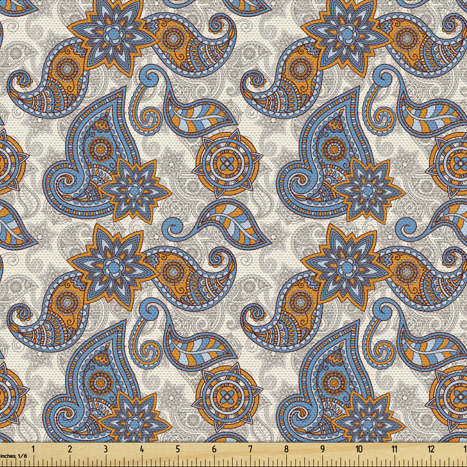 Ambesonne Floral Spring Fabric by the Yard Decorative Upholstery Home Accents - Picture 69 of 164