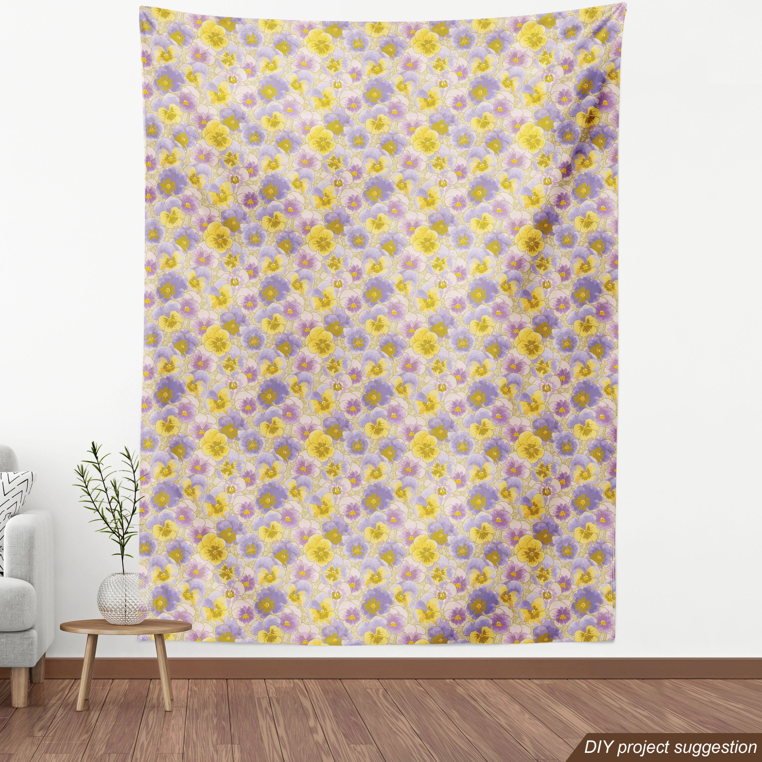 Ambesonne Floral Spring Fabric by the Yard Decorative Upholstery Home Accents - Picture 64 of 164