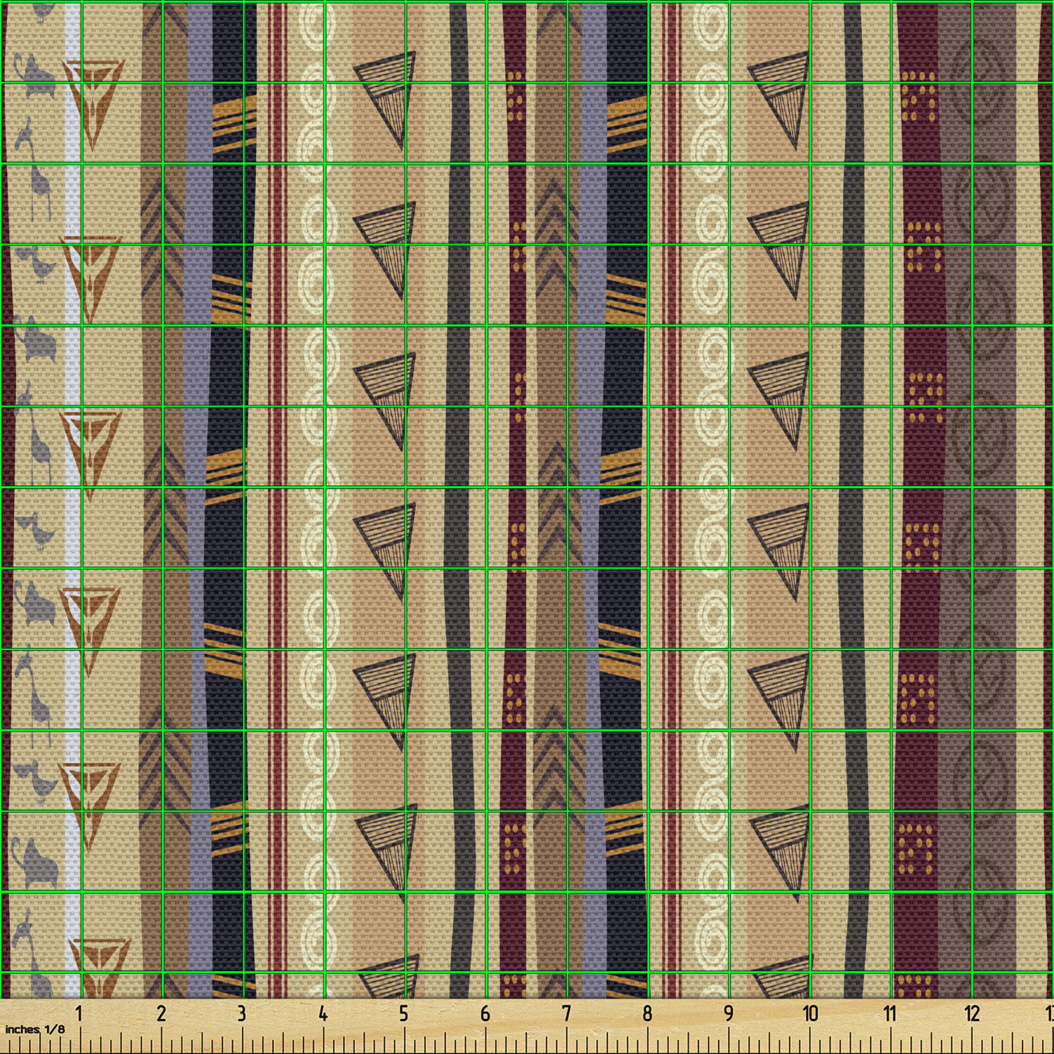 Ambesonne Tribal Fabric by the Yard Decorative Upholstery Home Accents - Picture 142 of 164