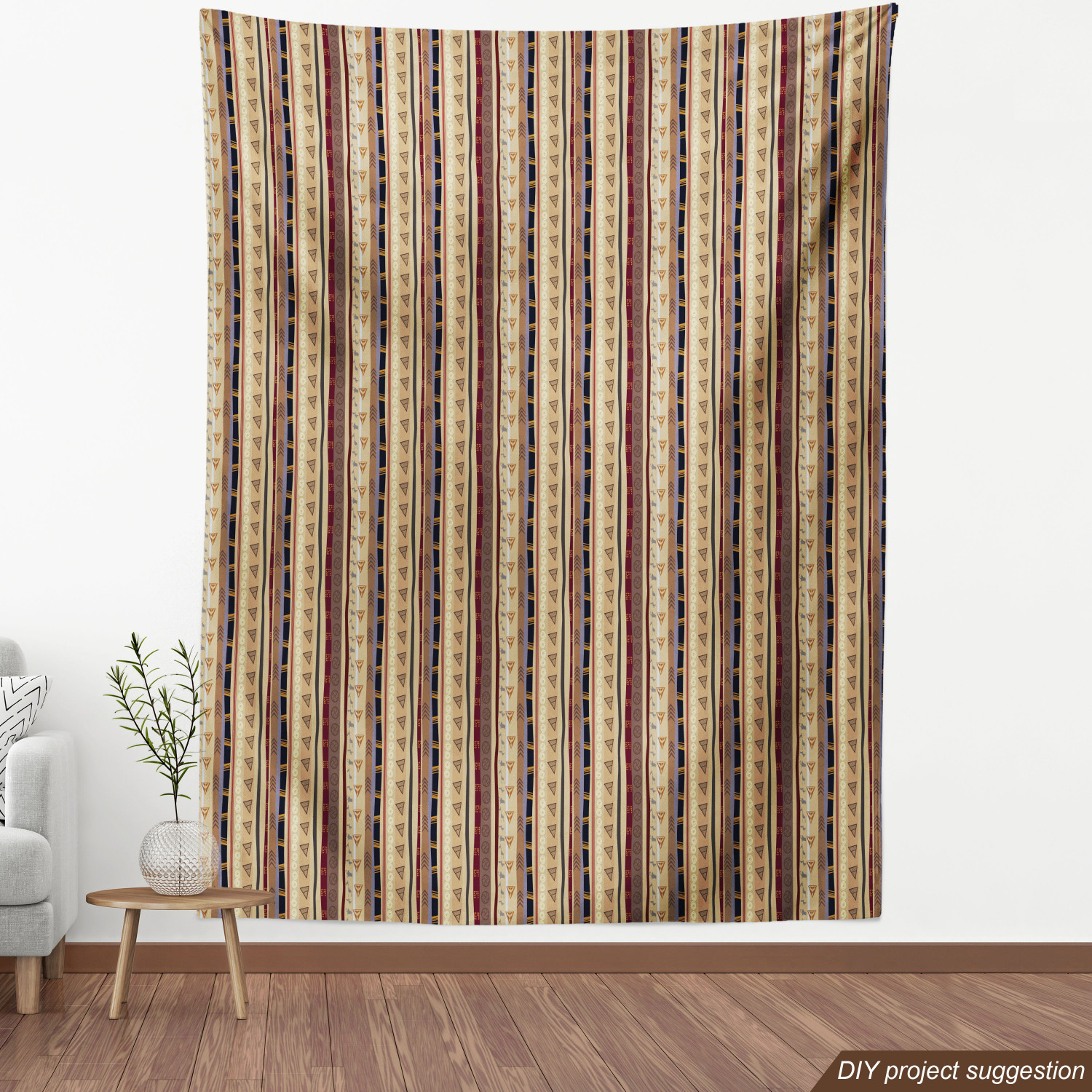 Ambesonne Tribal Fabric by the Yard Decorative Upholstery Home Accents - Picture 144 of 164