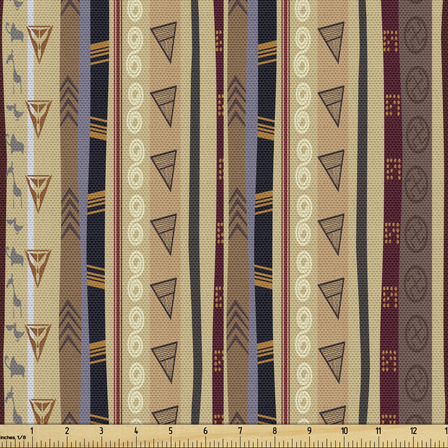 Ambesonne Tribal Fabric by the Yard Decorative Upholstery Home Accents - Picture 141 of 164