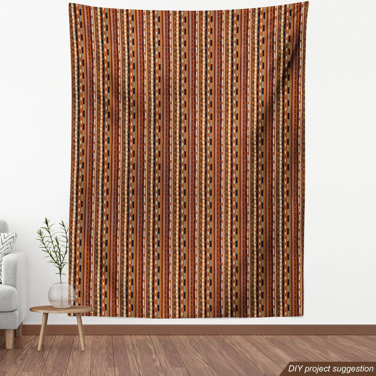 Ambesonne Tribal Fabric by the Yard Decorative Upholstery Home Accents - Picture 12 of 164