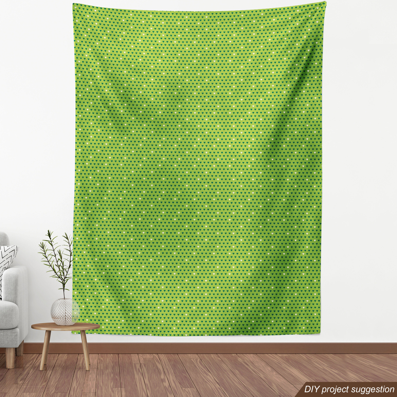 Acentos para el hogar tapicería decorativa de tela verde Ambesonne - Imagen 60 de 164