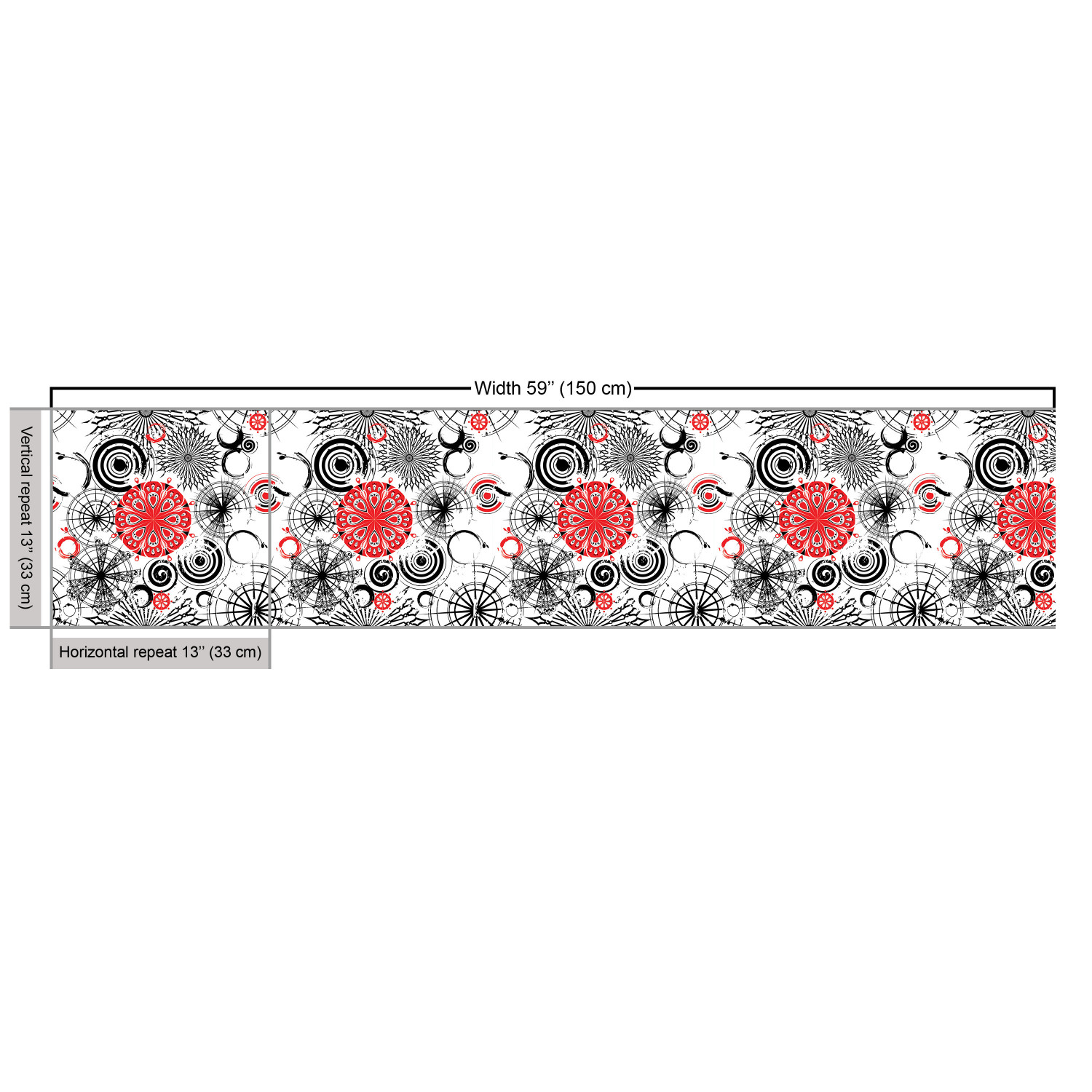 Ambesonne Grunge Fabric by the Yard Decorative Upholstery Home Accents - Picture 83 of 164