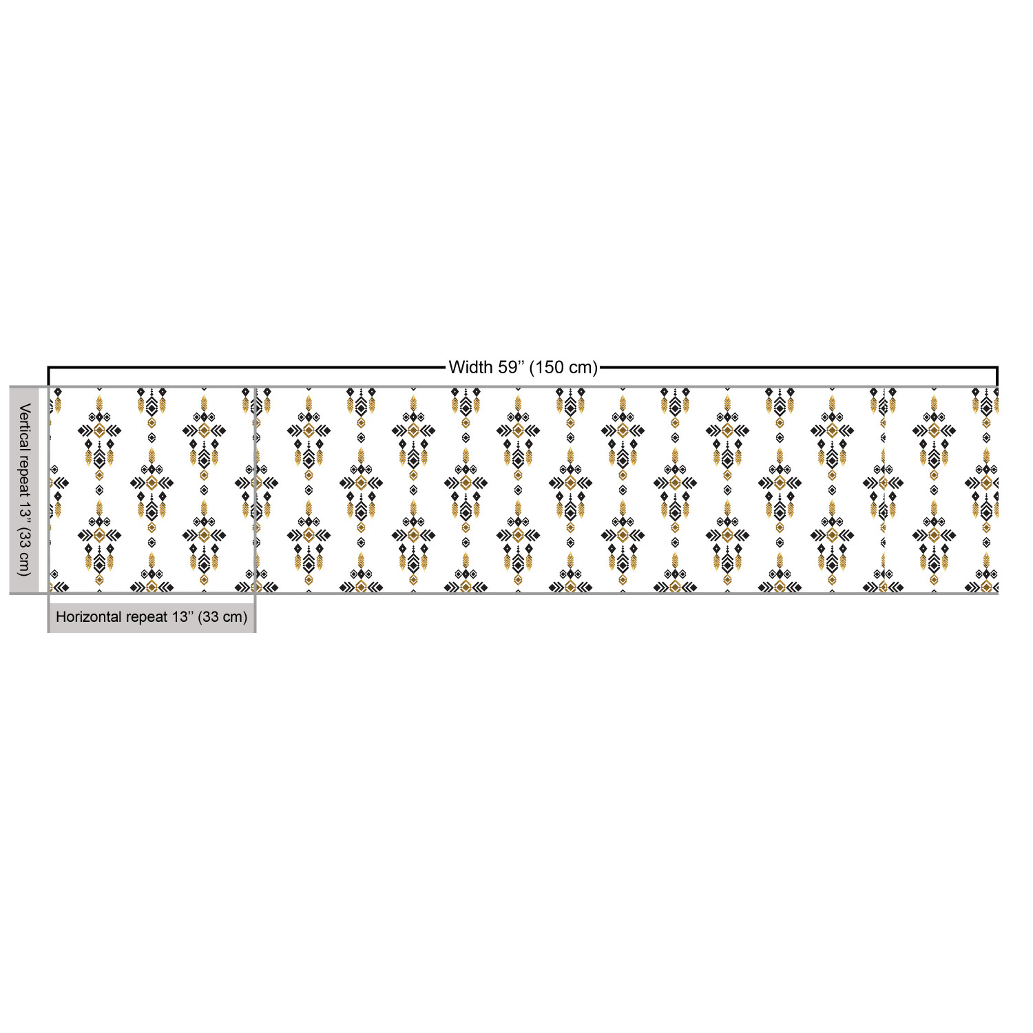 Ambesonne Tribal Fabric by the Yard Decorative Upholstery Home Accents - Picture 87 of 164