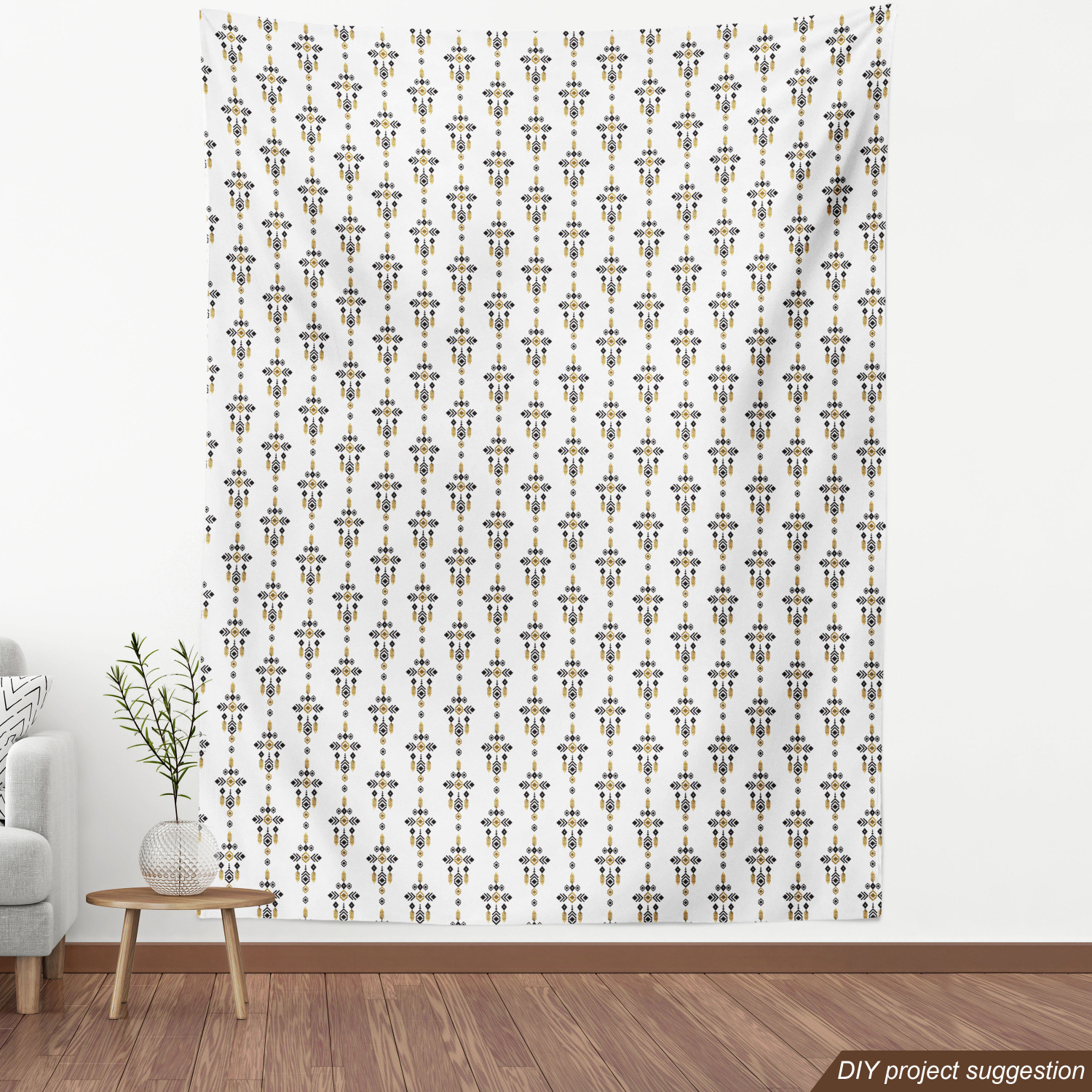 Ambesonne Tribal Fabric by the Yard Decorative Upholstery Home Accents - Picture 88 of 164