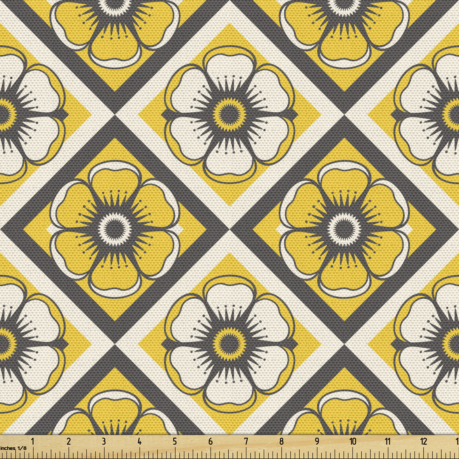 Ambesonne Spring Fabric by the Yard Decorative Upholstery Home Accents - Picture 161 of 164