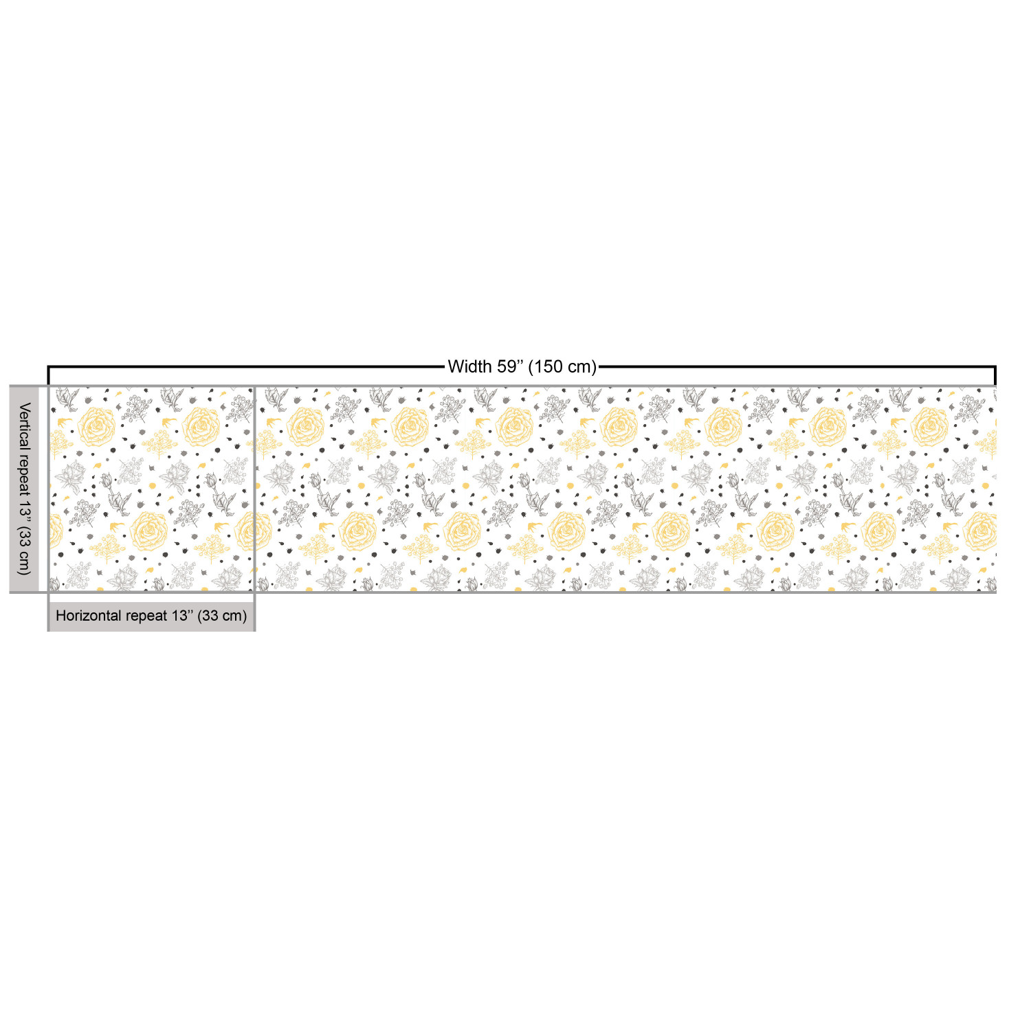 Ambesonne Grunge Fabric by the Yard Decorative Upholstery Home Accents - Picture 123 of 164