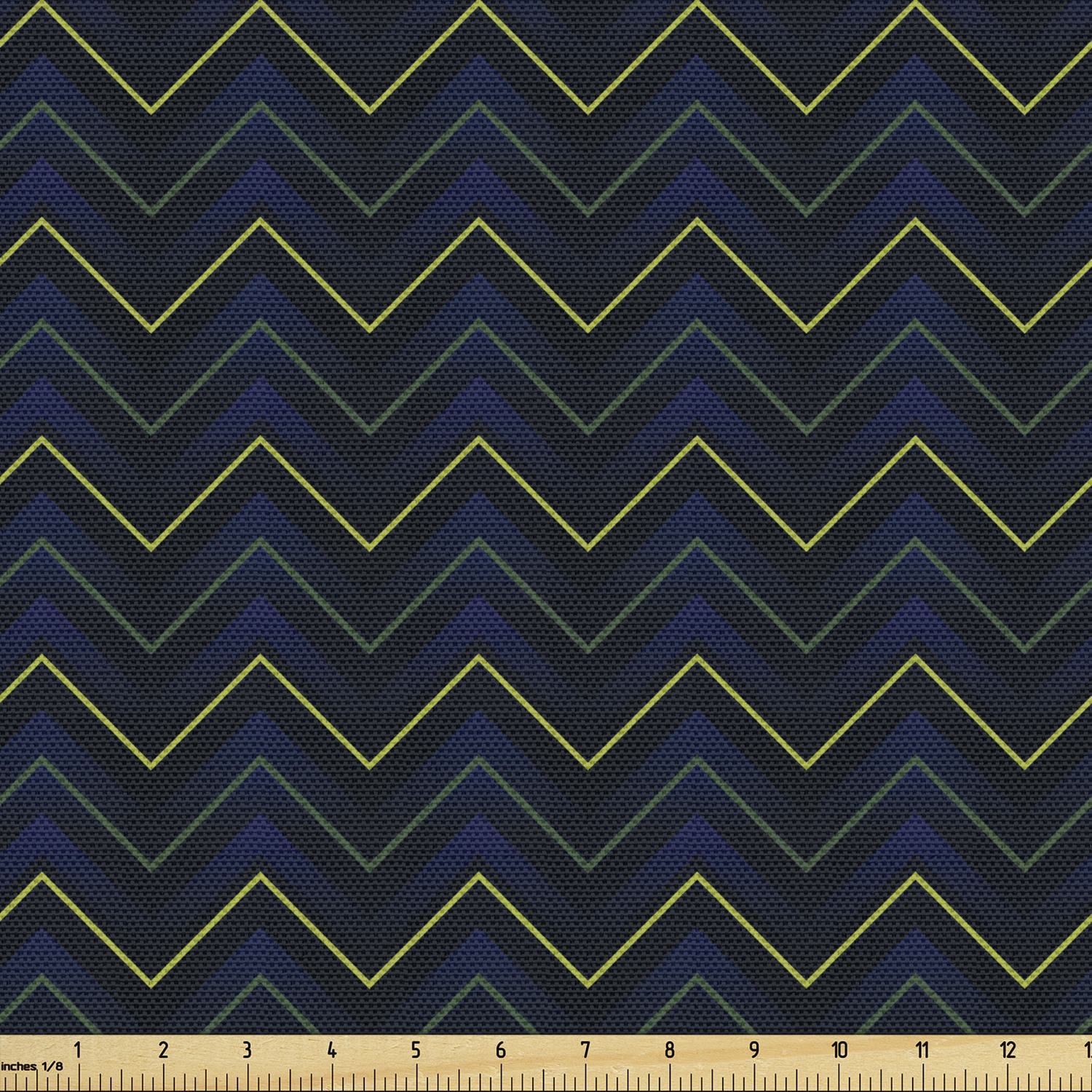 Ambesonne Blue Print Fabric by the Yard Decorative Upholstery Home Accents - Picture 41 of 164