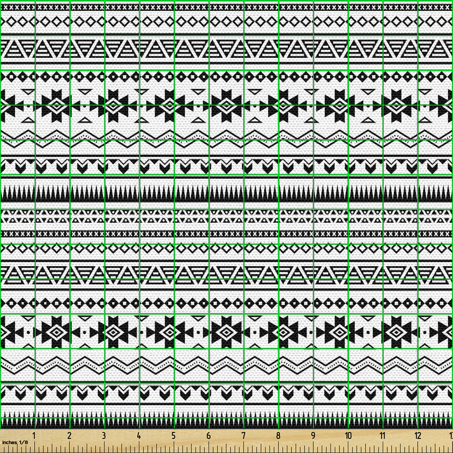 Ambesonne Tribal Fabric by the Yard Decorative Upholstery Home Accents - Picture 18 of 164