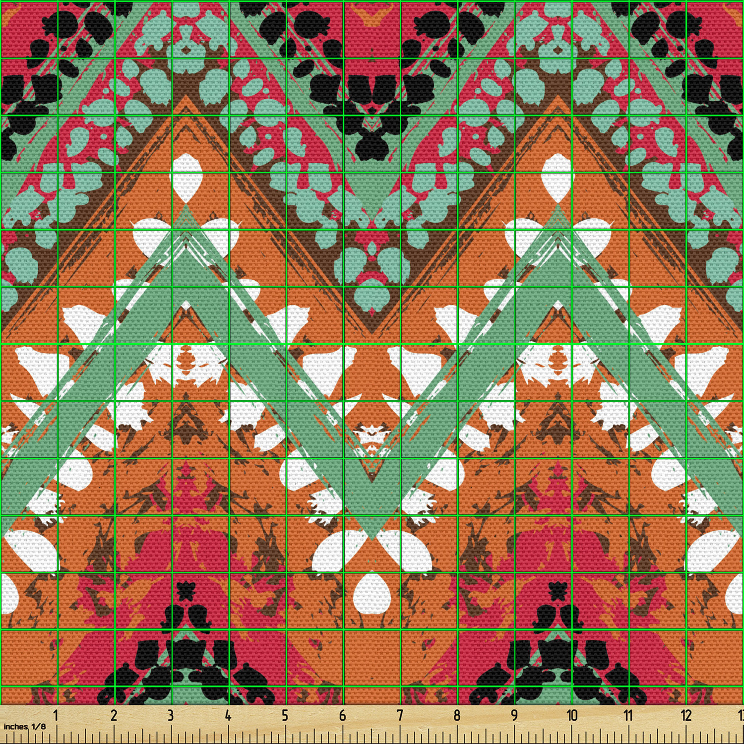 Ambesonne Tribal Fabric by the Yard Decorative Upholstery Home Accents - Picture 162 of 164