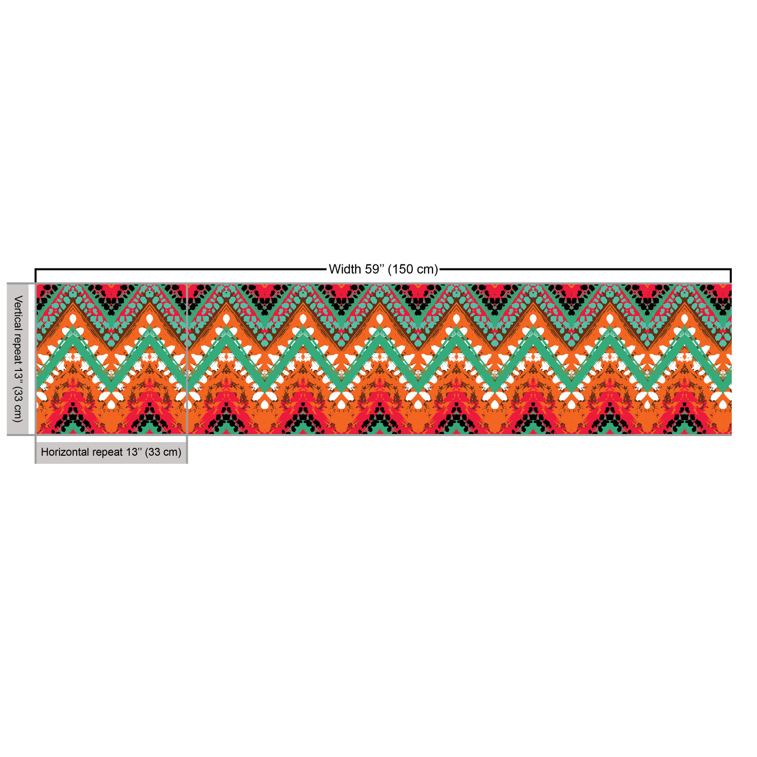 Ambesonne Tribal Fabric by the Yard Decorative Upholstery Home Accents - Picture 163 of 164