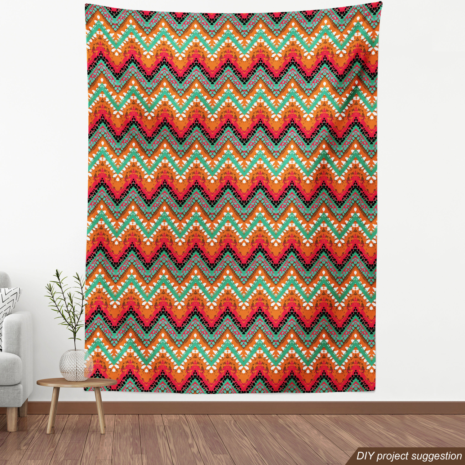 Ambesonne Tribal Fabric by the Yard Decorative Upholstery Home Accents - Picture 164 of 164