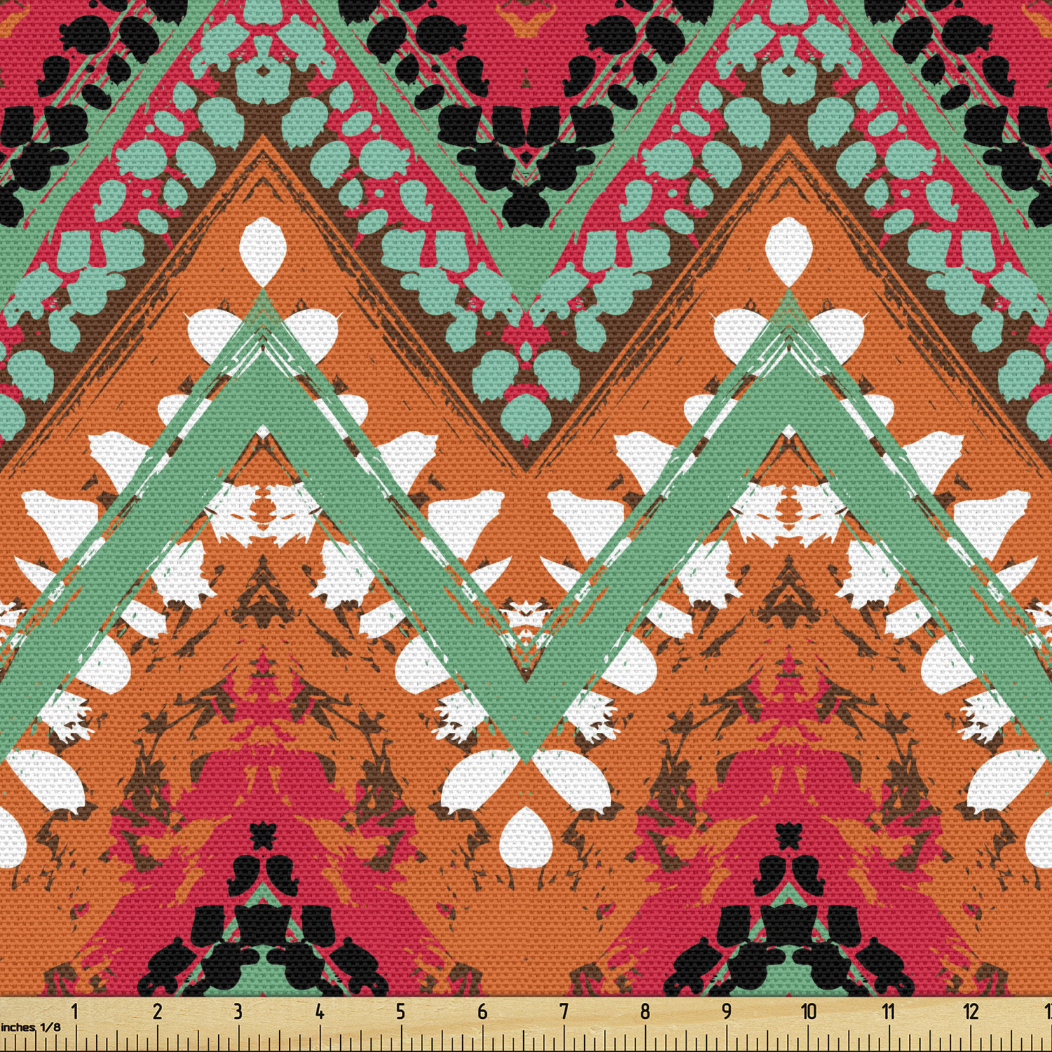 Ambesonne Tribal Fabric by the Yard Decorative Upholstery Home Accents - Picture 161 of 164