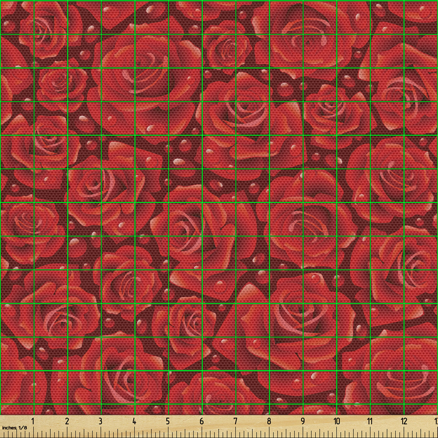 Ambesonne Rose Fabric by the Yard Decorative Upholstery Home Accents - Picture 70 of 164