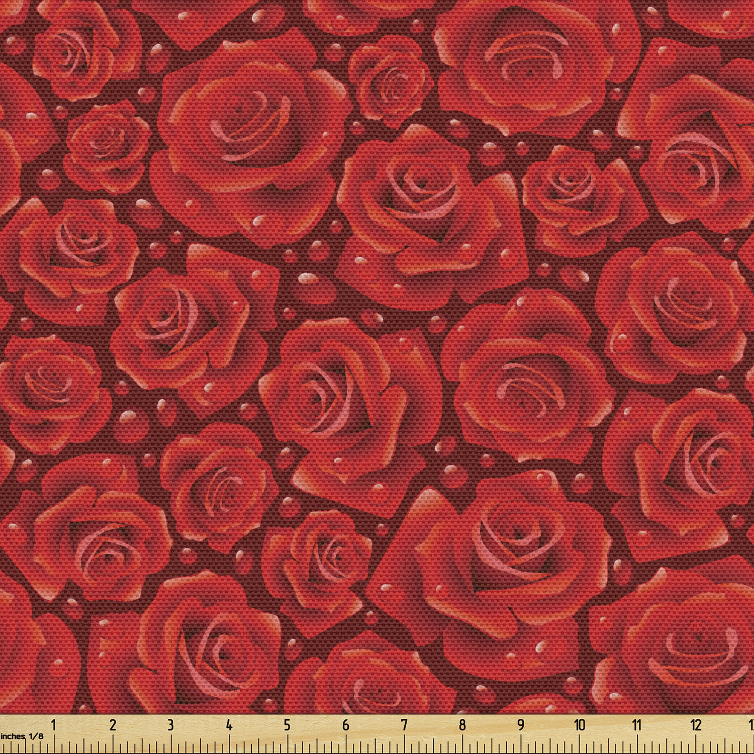 Ambesonne Rose Fabric by the Yard Decorative Upholstery Home Accents - Picture 69 of 164