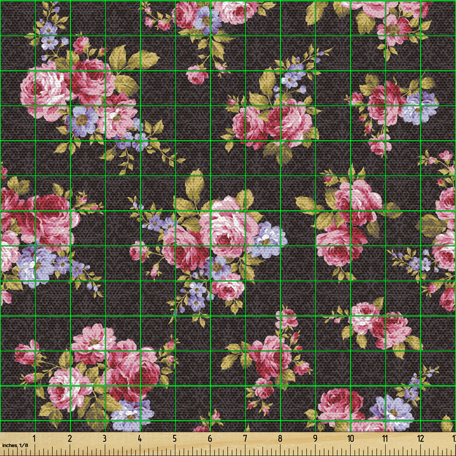 Ambesonne Rose Fabric by the Yard Decorative Upholstery Home Accents - Picture 146 of 164